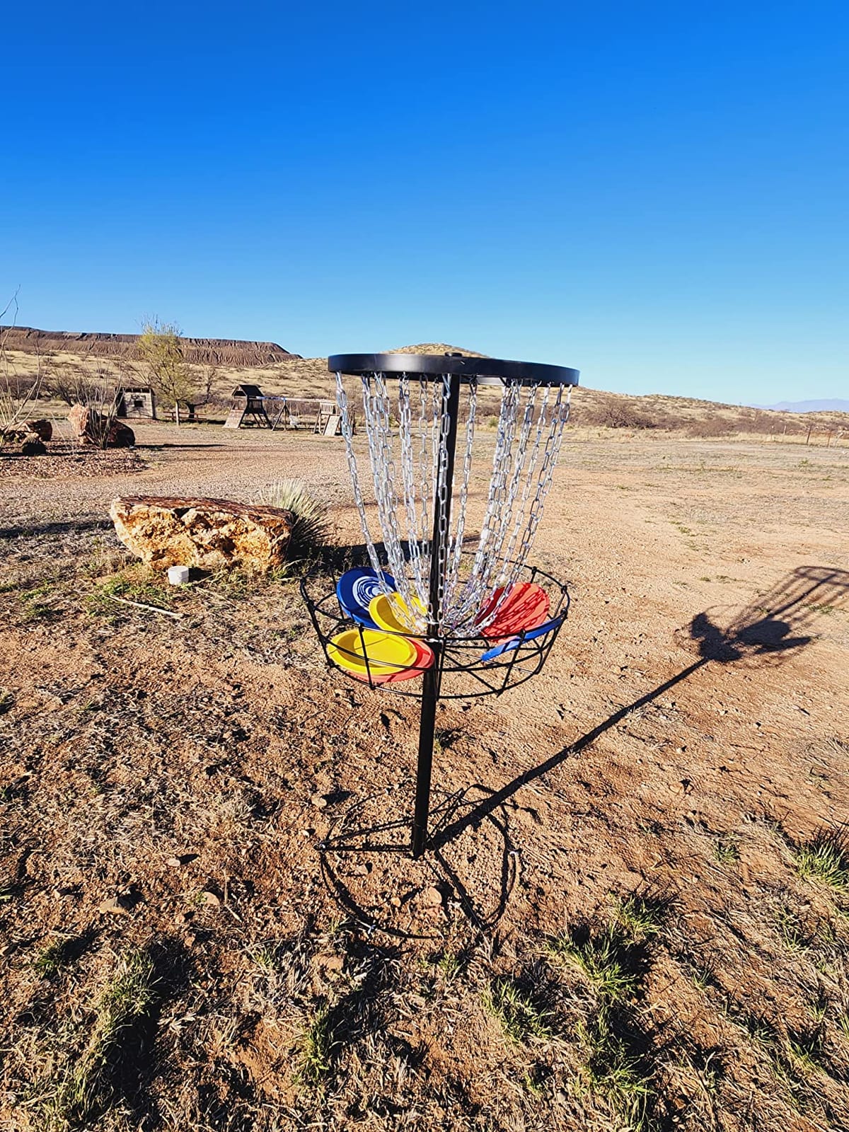 MVP Disc Sports Black Hole Lite 24-Chain Disc Golf Basket Target customer photo 1
