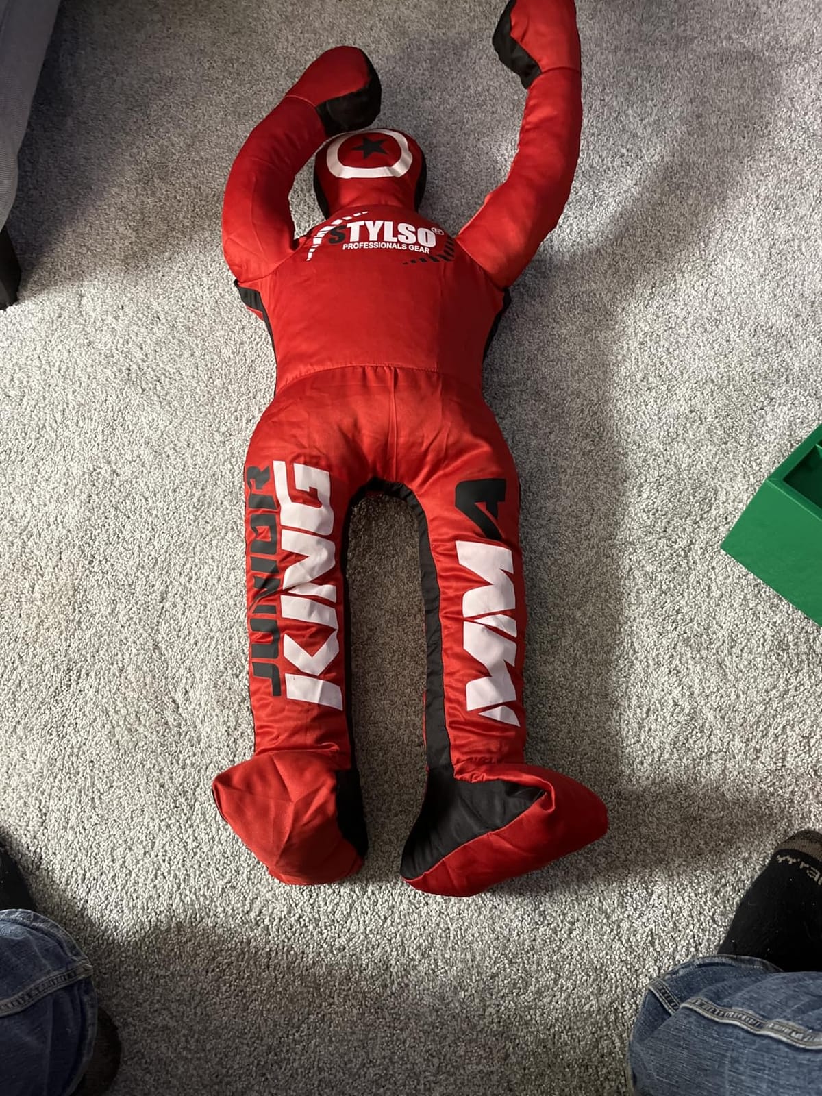 Unfilled Wrestling Dummy for Kids - Youth Grappling Dummy BJJ, MMA, Jiu Jitsu & Judo Training Partner - Durable Martial Arts Practice Buddy customer photo 1