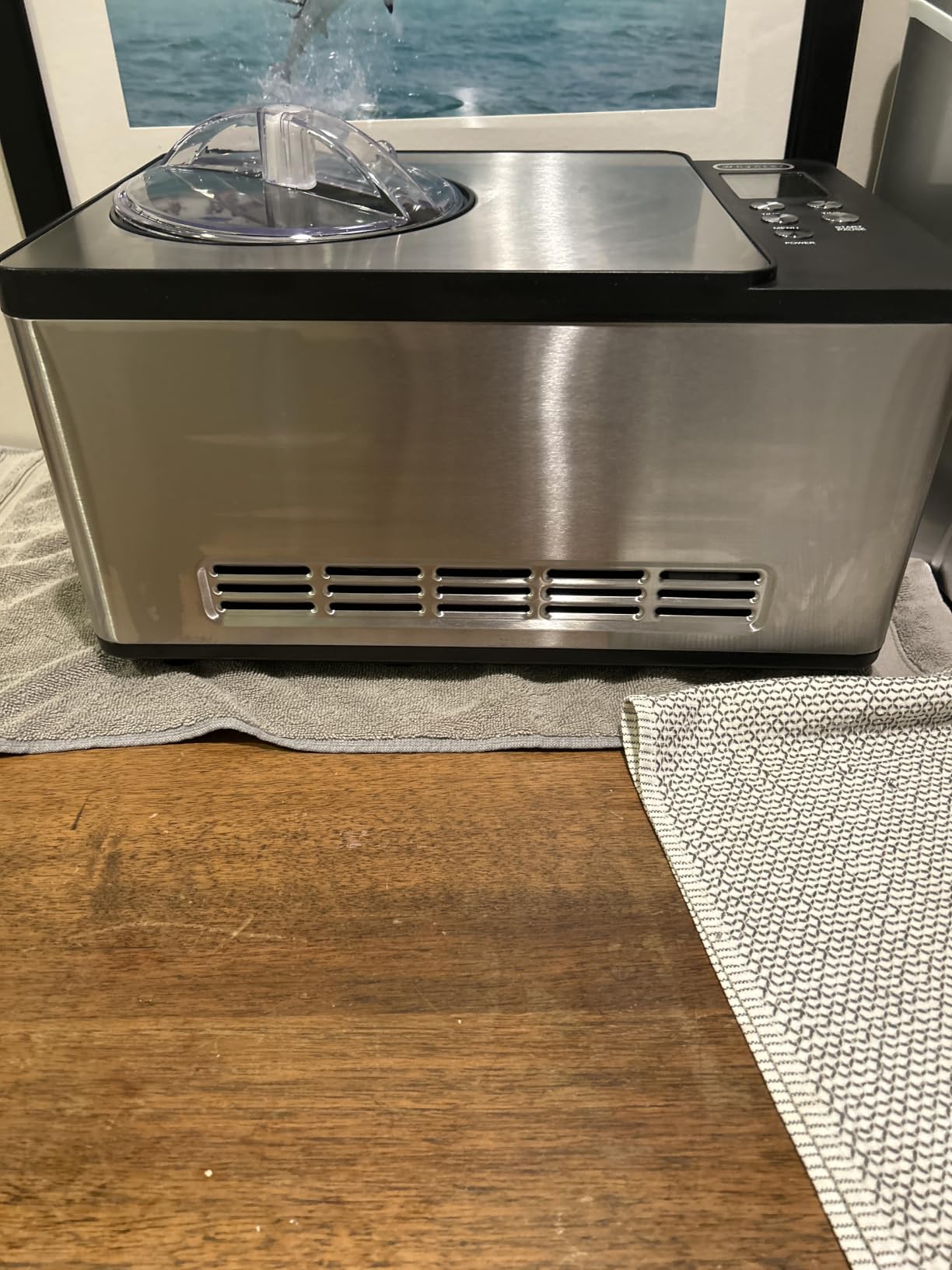 Whynter Ice Cream Maker & Yogurt 2 Qt, No Pre-Freeze Compressor ICM-220CGY | Built In Compressor, No Pre Freezing Needed, LCD Display and Timer, Fresh Homemade Frozen Treats, Trusted Whynter Quality customer photo 1