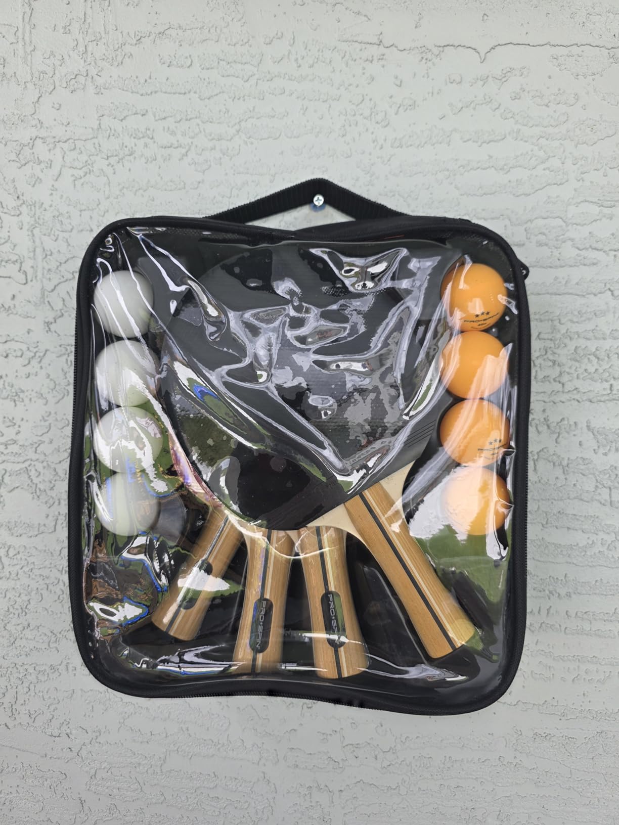 PRO-SPIN Ping Pong Paddles - High-Performance Set with Premium Table Tennis Rackets, 3-Star Ping Pong Balls, Compact Storage Case | Professional Quality Ping Pong Paddle Set customer photo 2