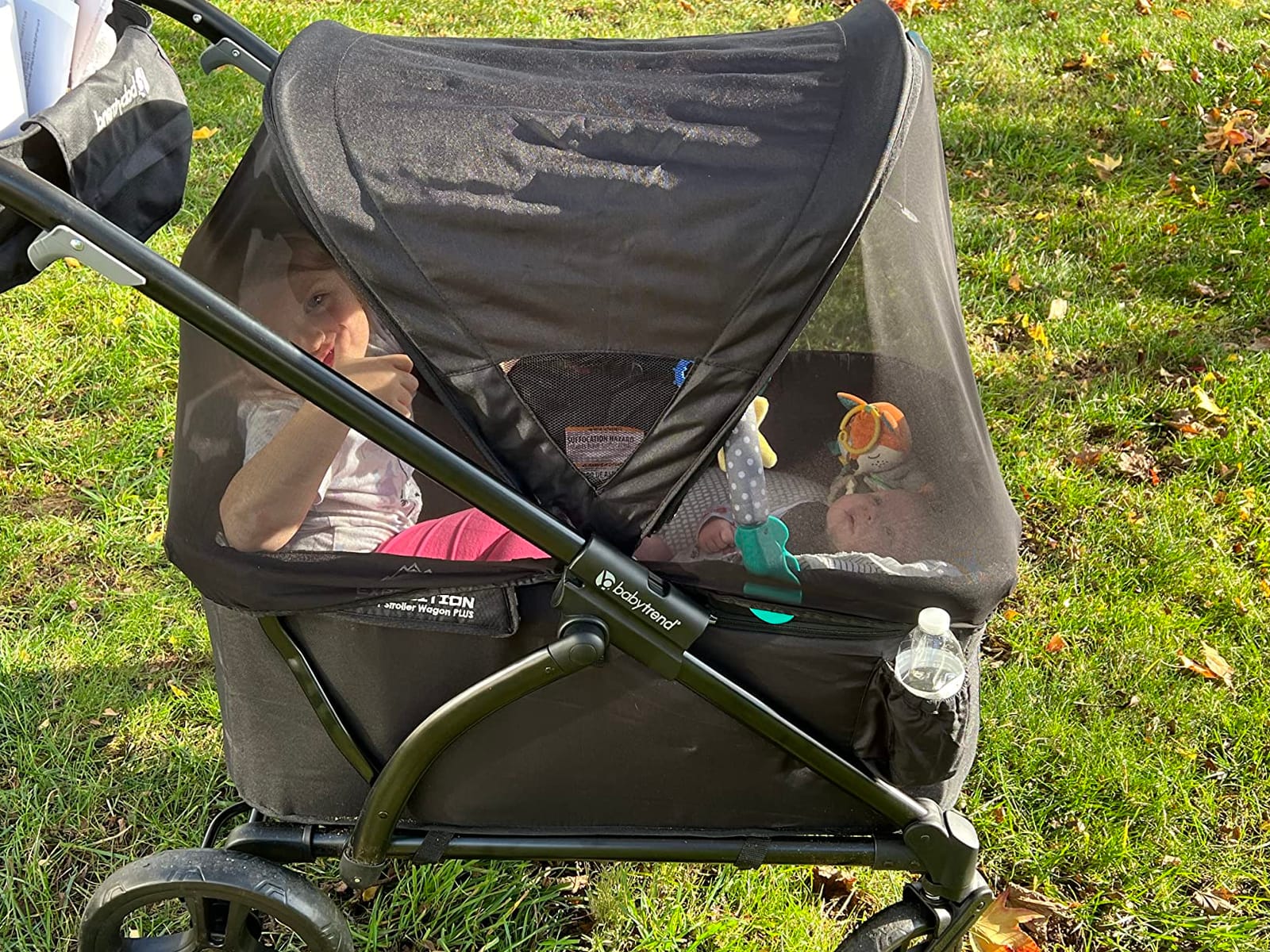 Baby Trend Expedition 2-in-1 Stroller Wagon Plus, Ultra Black customer photo 2