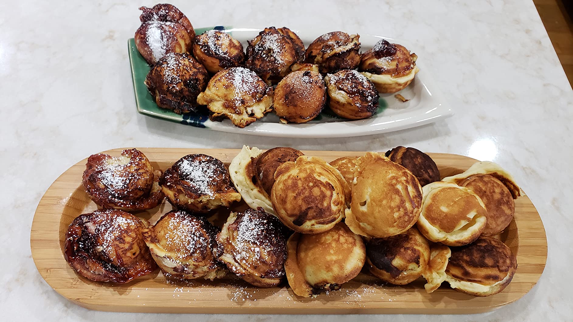 KUHA Cast Iron Aebleskiver Pan, Pre-Seasoned Danish Pancake Pan, 7.9-Inch customer photo 1