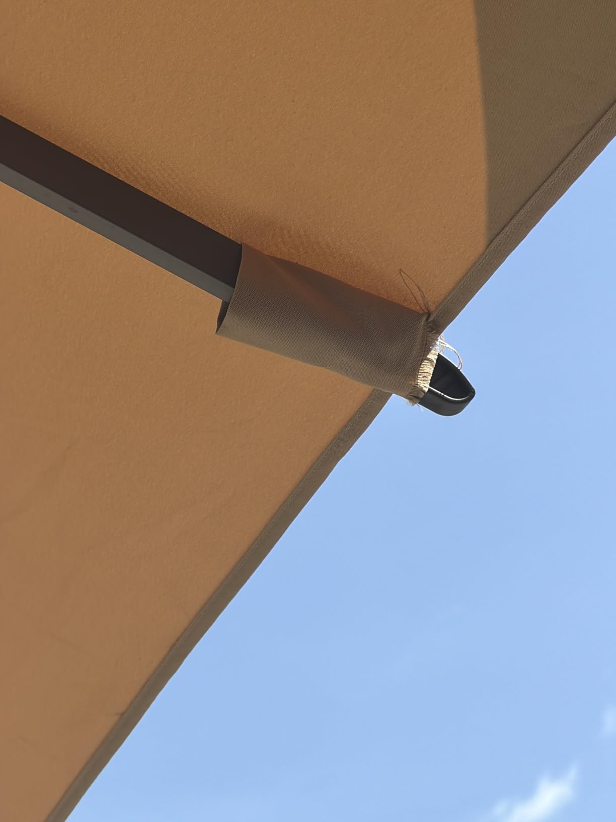Sunnyglade 10x13Ft Cantilever Patio Umbrella Rectangular Deluxe Offset Tan | 360°Rotation Offset Patio Umbrella UV-Resistant Waterproof 4-Level Tilt & Sturdy Aluminum Frame for Garden Deck Pool Yard customer photo 1