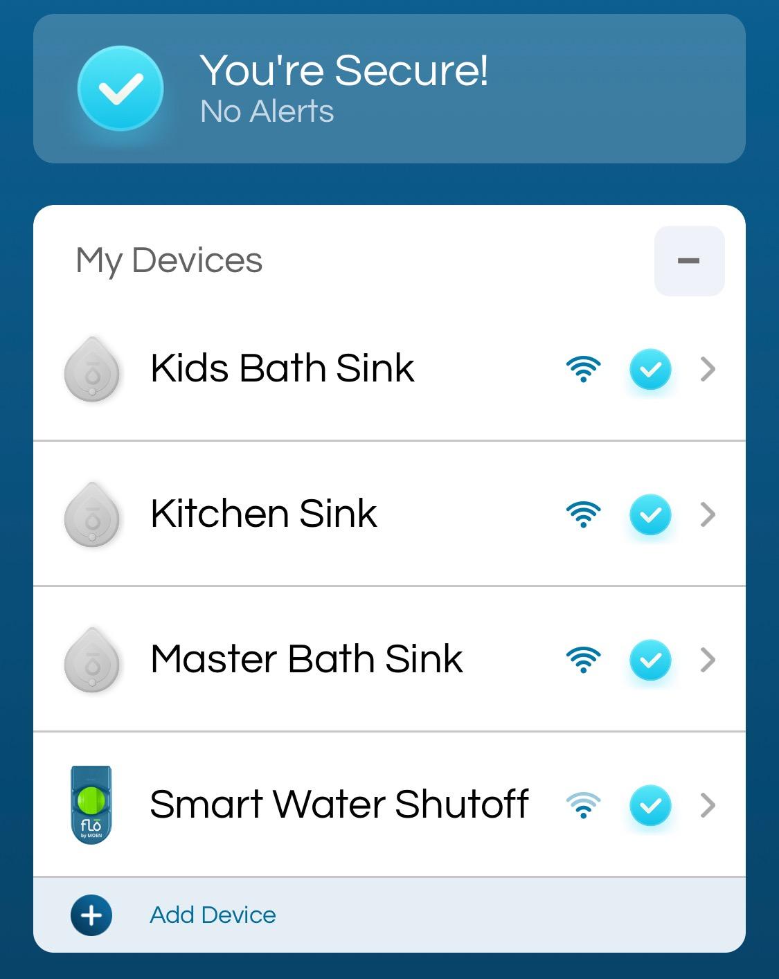 Moen White Flo Smart Water Leak Detector, Water Sensor Alarm for Home, 3-Pack, 920-005 customer photo 2