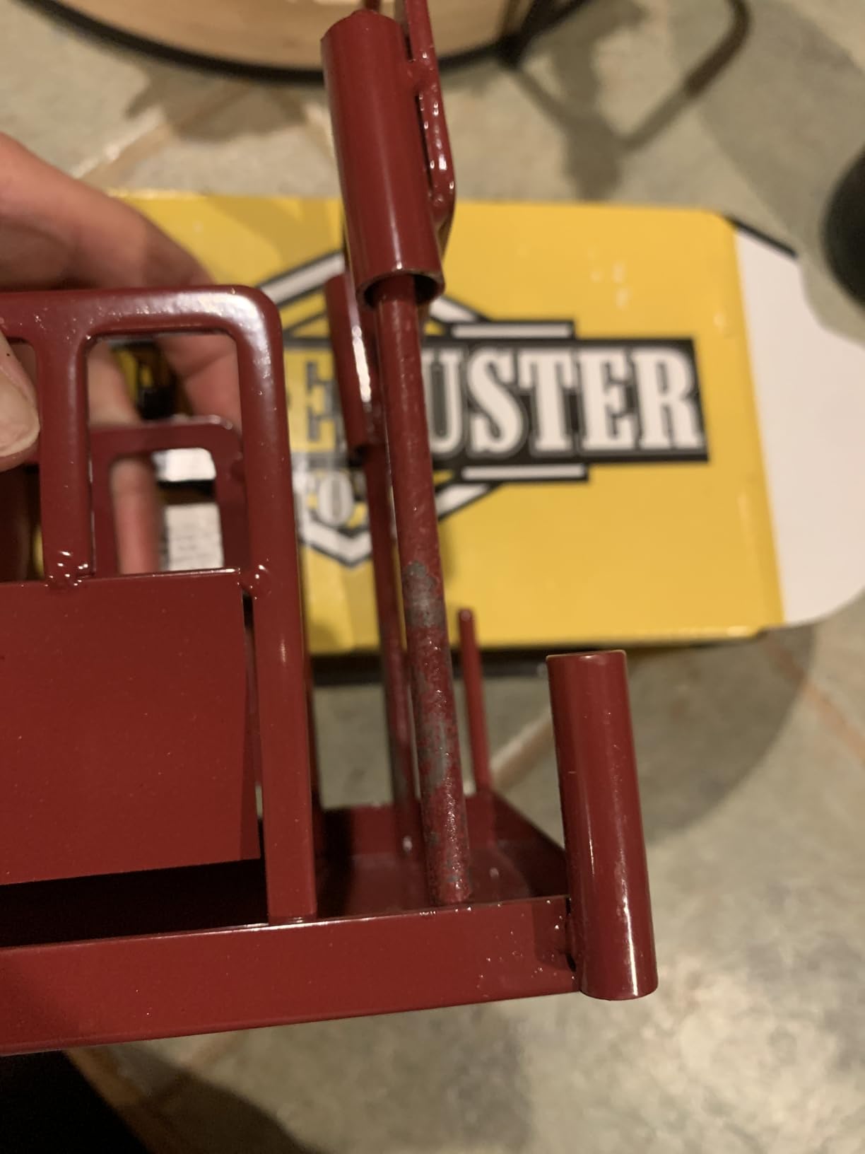 Little Buster Toys Cattle Squeeze Chute Red 1:16 Scale All-Metal Ranch Display Collectible with Working Gates and V-Neck Head Catch Durable Powder-Coated Farm Accessory for Seasonal Displays customer photo 2
