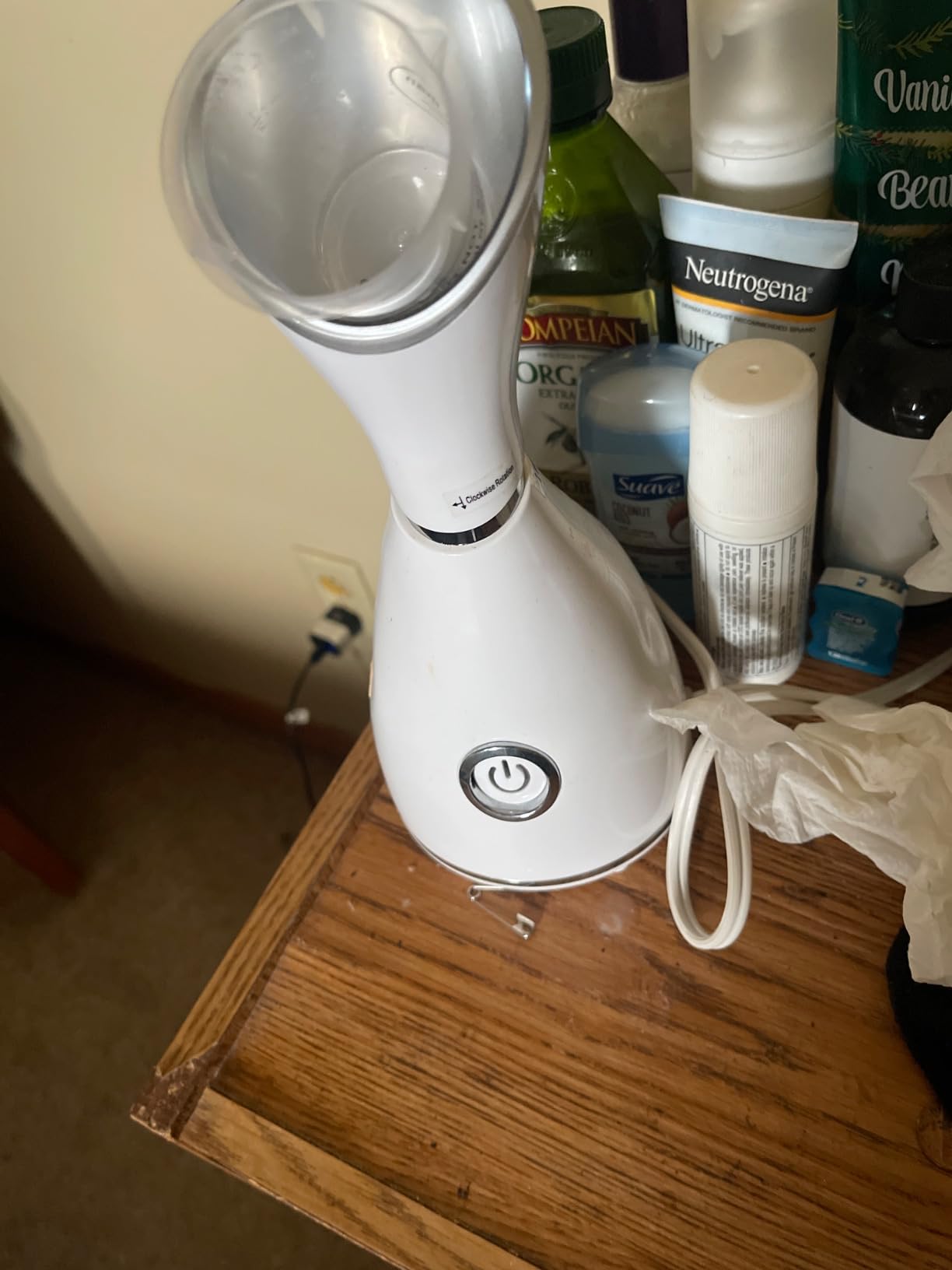 GETANYE Nano Ionic Face Steamer - 10X Penetration for Facial, Unclogs Pores, Moisturizing Spa Humidifier with Free Blackhead Remover Kit, Hair Band, Face Brush customer photo 1