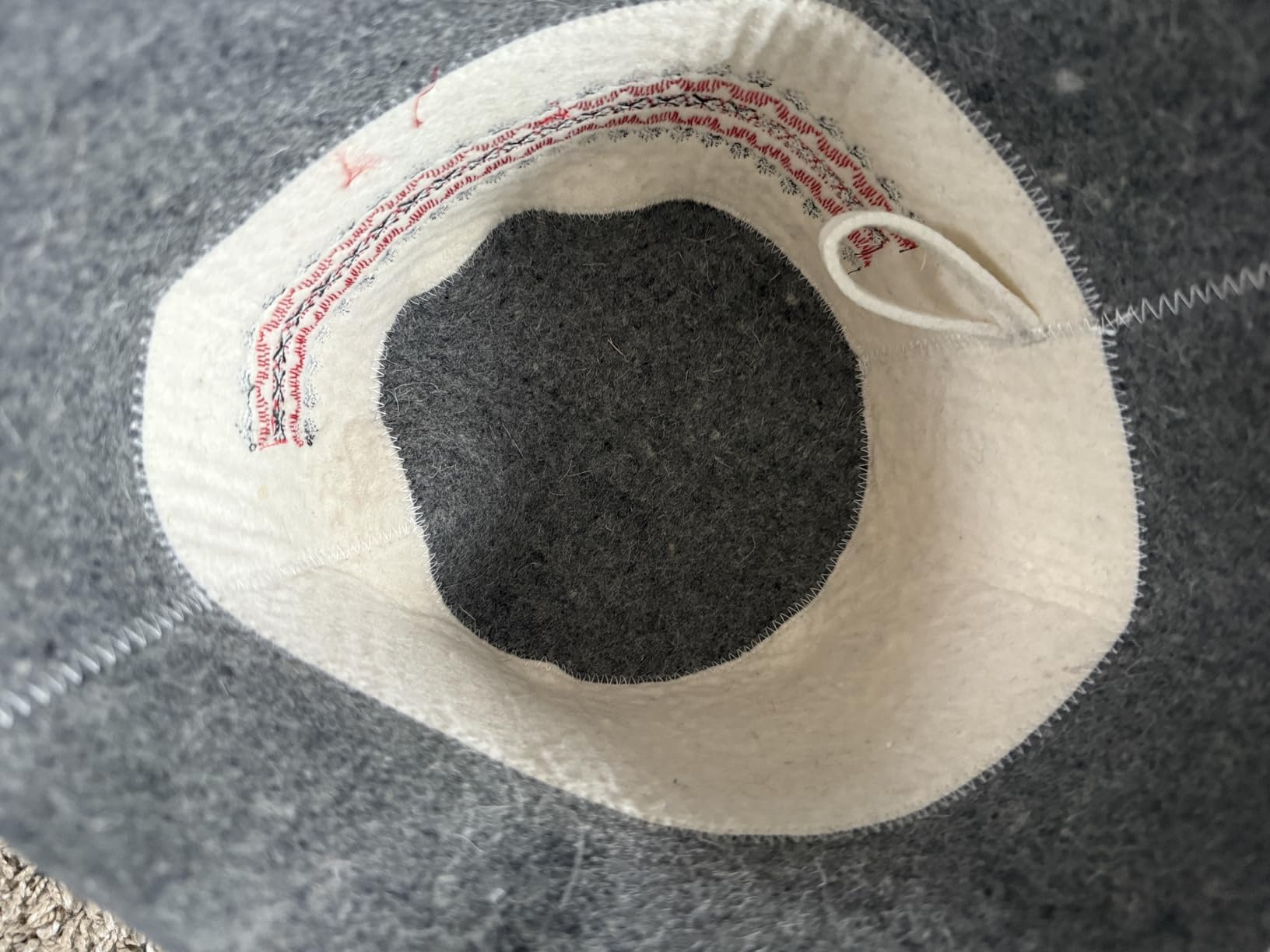 Sauna Hat Viking Banya Hat for Men - Hats Sauna Cap Finnish Ukraine Mens Sauna Hat for Women and Men Gray customer photo 2