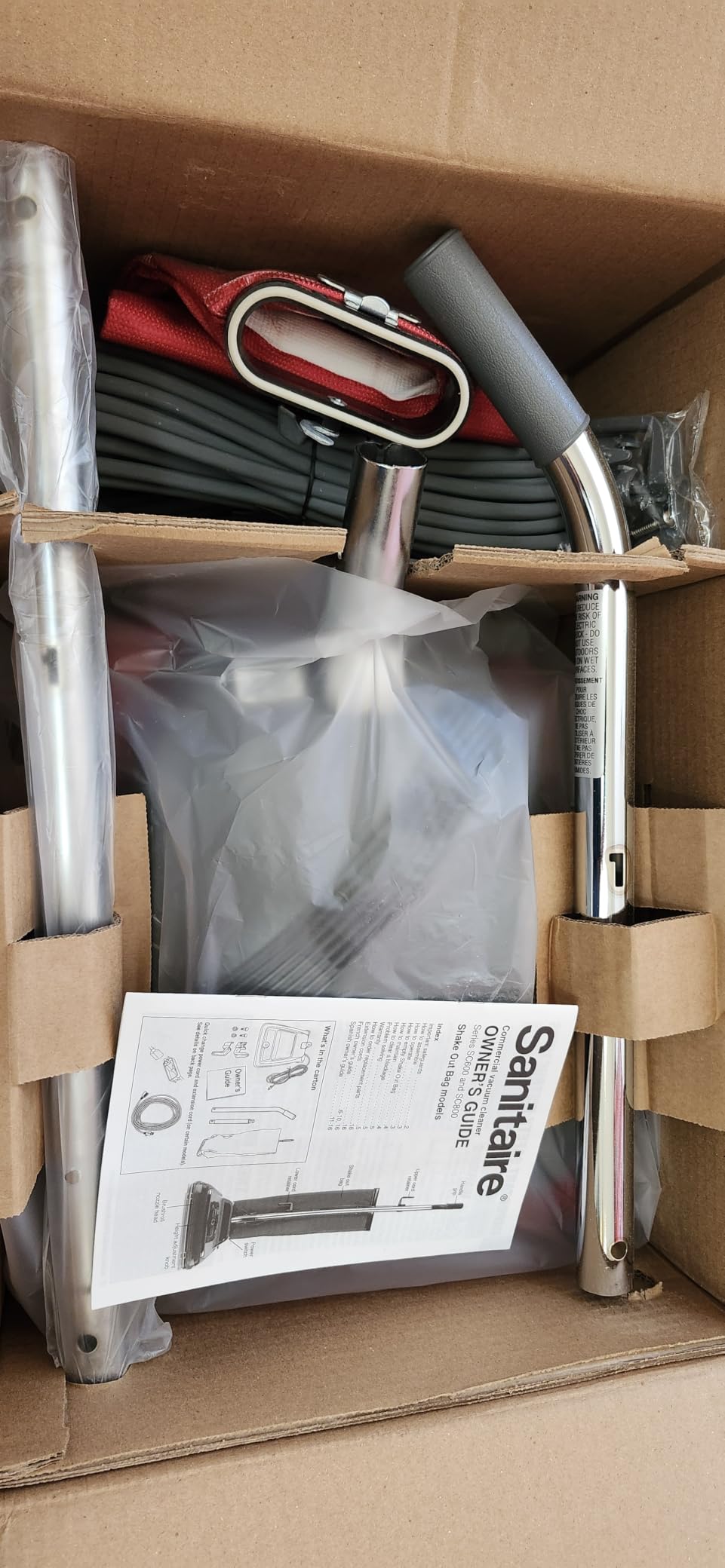Sanitaire TRADITION Upright Commercial Bagged Vacuum, SC684G Red customer photo 1