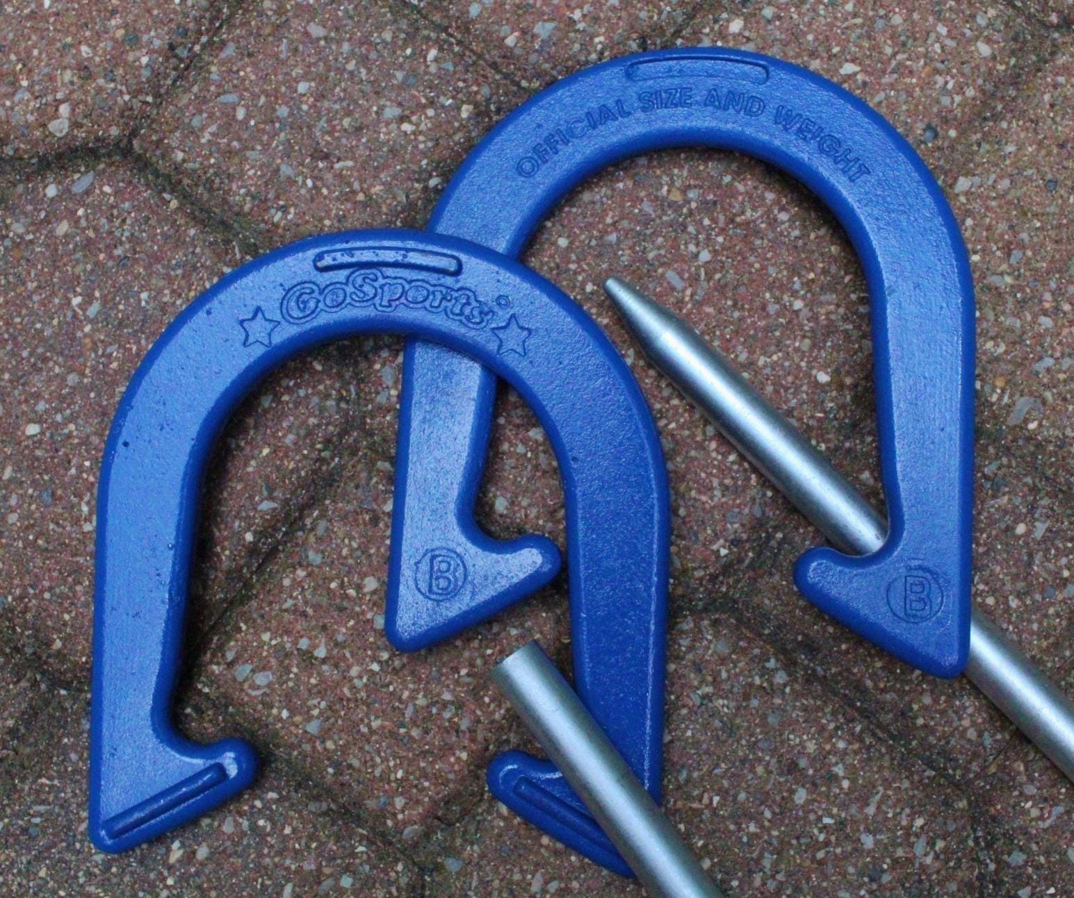 GoSports Steel Horseshoes Outdoor Game Set - Official Size and Weight customer photo 2