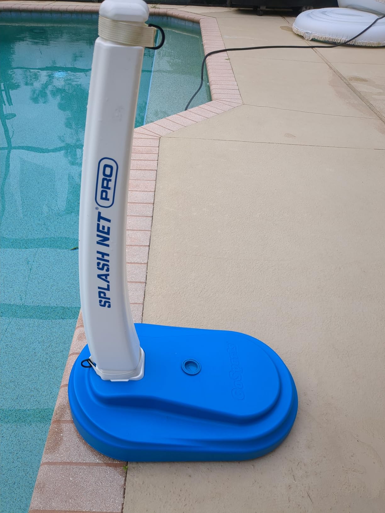 GoSports Splash Net PRO Pool Volleyball Net - Red, White, or Blue - Includes 2 Water Volleyballs and Pump customer photo 1