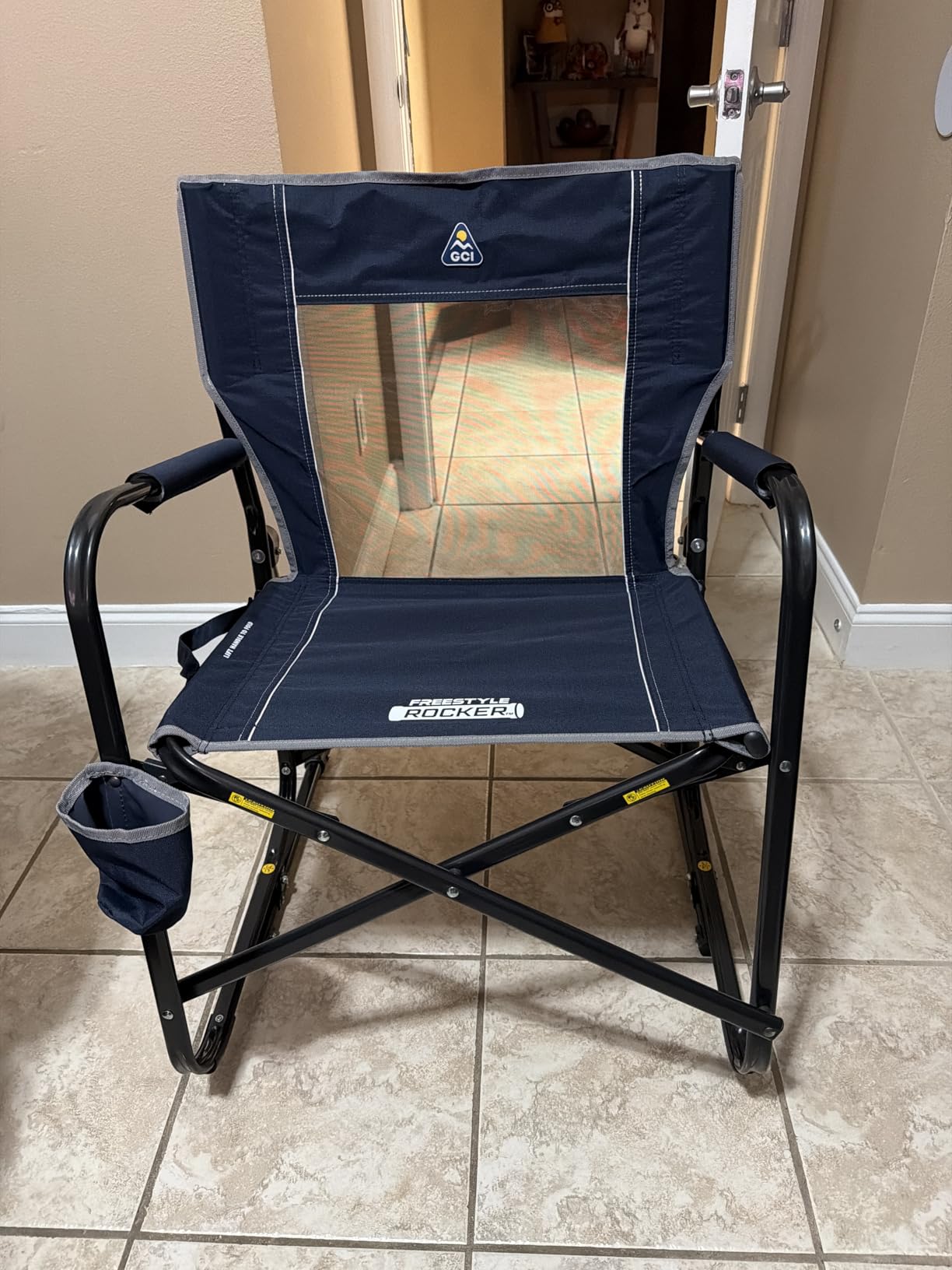 GCI Outdoor Freestyle Rocker Camping Chair - Black customer photo 2