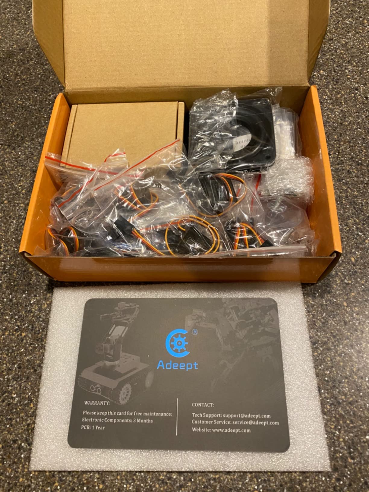 Adeept 5DOF Robotic Arm Kit for Arduino IDE, Programmable DIY Coding Kits customer photo 1