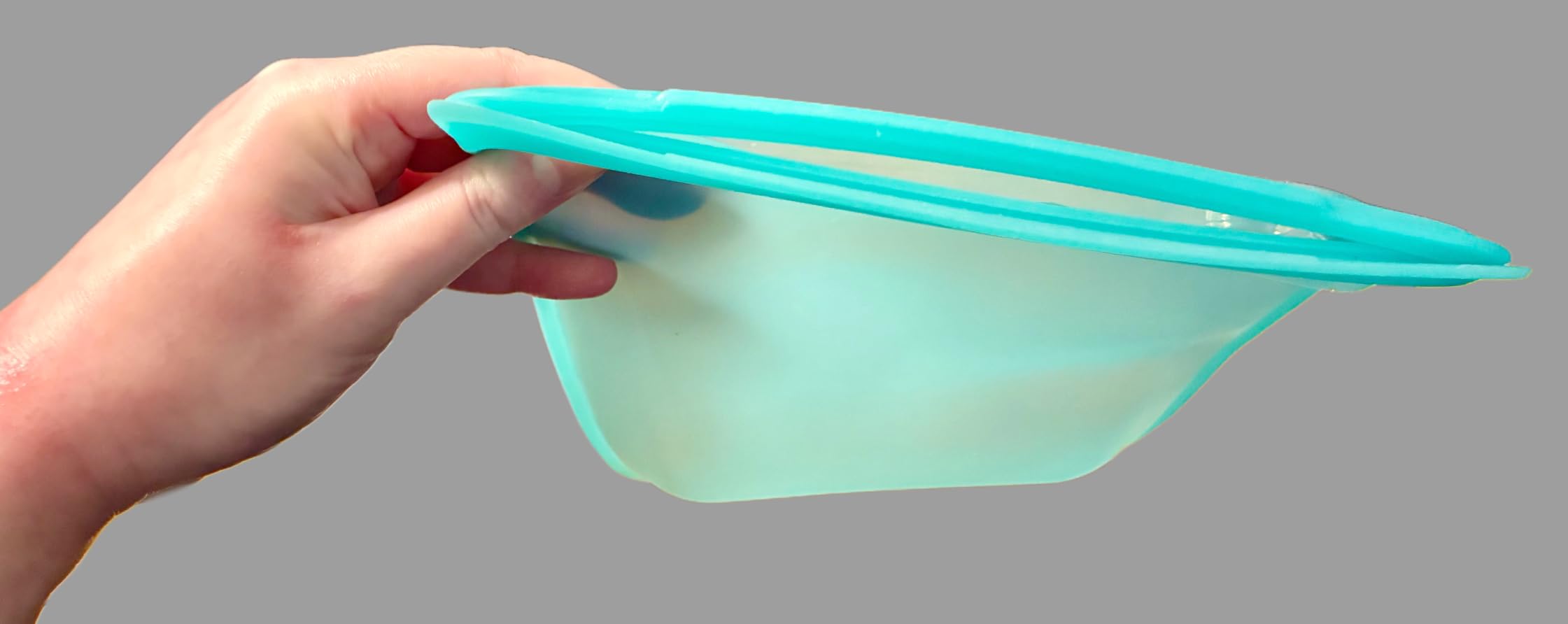 Stasher Premium Reusable Silicone Food Storage Bags, 4-Pack, Clear | Food-Safe Silicone, Eco-Friendly, Reusable Freezer Bags, Microwave, Dishwasher, Snack Bags, Lunch Containers, Meal Prep customer photo 2