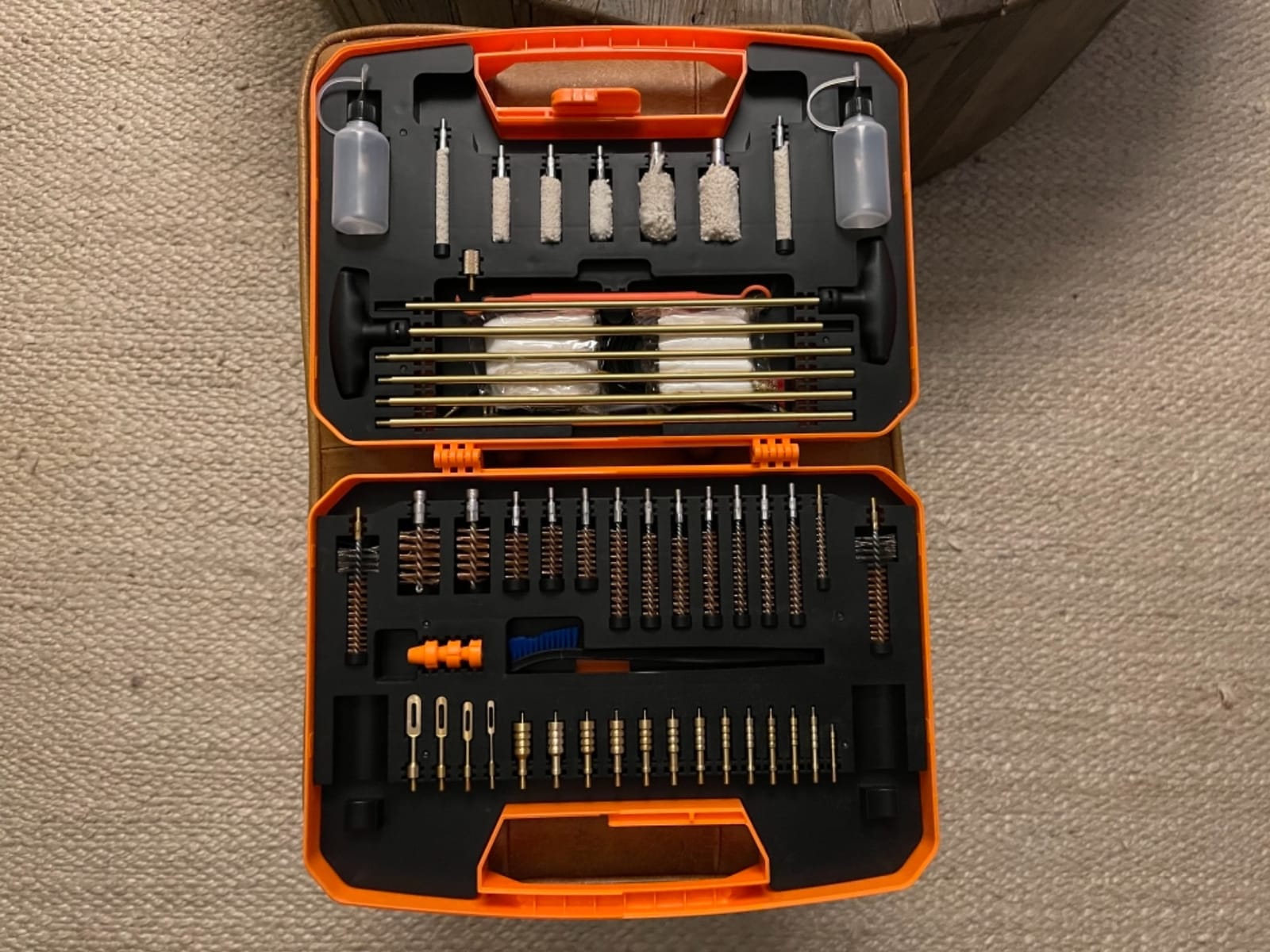 Raiseek Gun Cleaning Kit Rifle Pistol Shotgun Universal Cleaning Kit for 20GA 12GA .45 .40 .357/.380/.38/9MM .338 .325/8mm .30/7.62MM .270 .250 .243 .22 .17 All Calibers customer photo 1