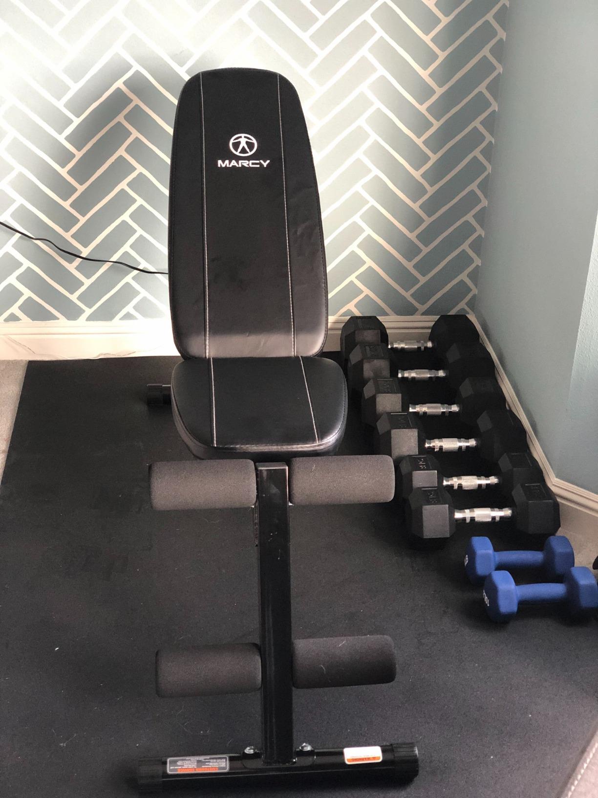 Marcy Multi-Position Adjustable Utility Bench for Home Gym Weightlifting and Strength Training customer photo 2