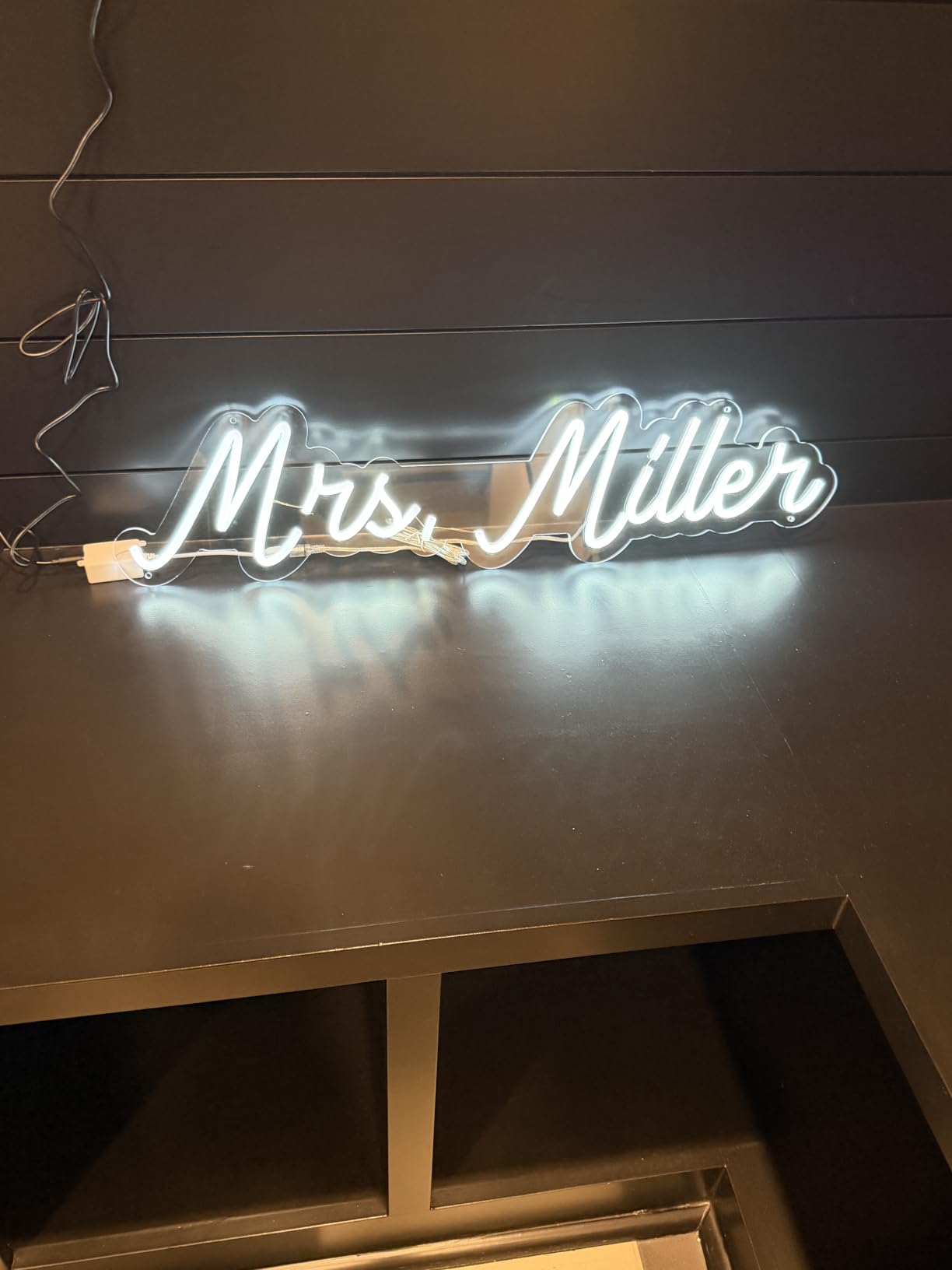 LC Sign Custom Neon Sign, Personalized LED Name Sign for Wedding Wall Decor | Weddings, receptions, birthdays, parties, bedrooms, home bars and photo backdrops, with dimmable lighting for every occasion customer photo 1
