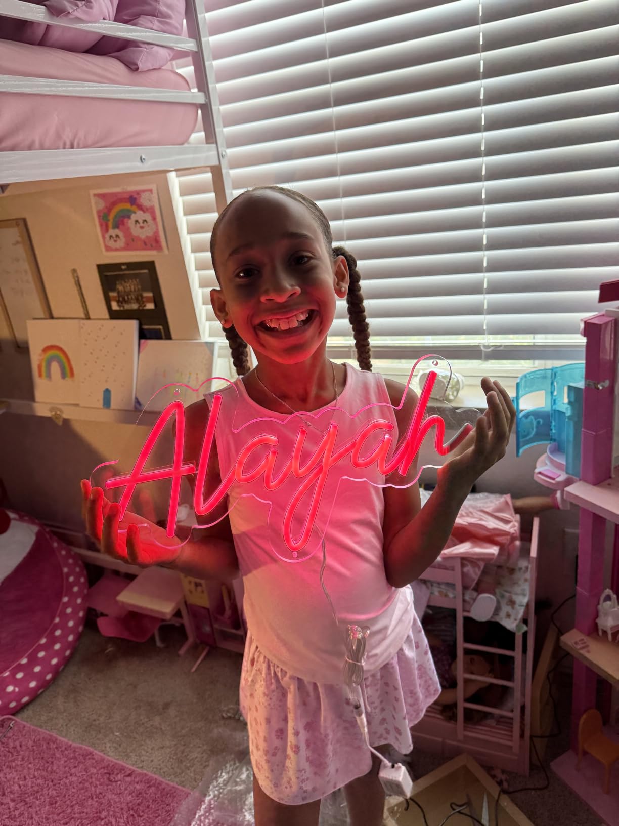 LC Sign Custom Neon Sign, Personalized LED Name Sign for Wedding Wall Decor | Weddings, receptions, birthdays, parties, bedrooms, home bars and photo backdrops, with dimmable lighting for every occasion customer photo 2