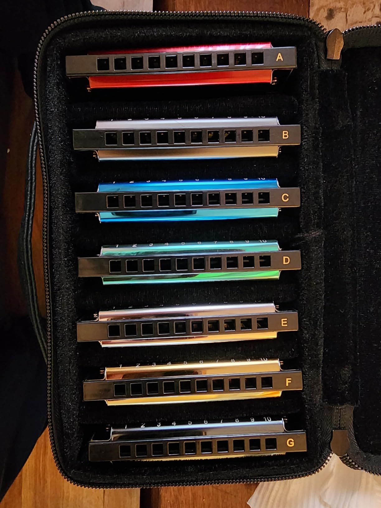 East top Deluxe Harmonica Key of C, 10 Holes 20 Tones Mouth Organ Diatonic Blues Harmonica For Adults, Beginners, Professionals and Students, as a Gift (Silver grey) customer photo 2