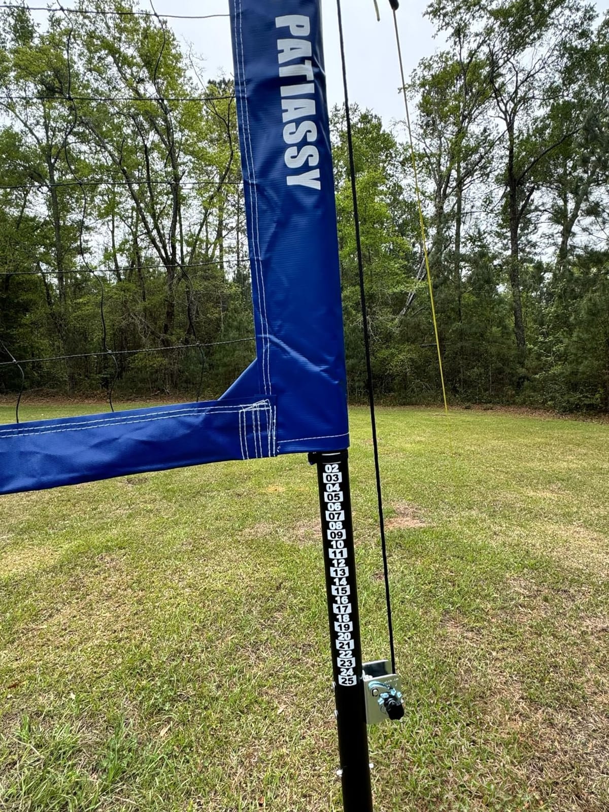Professional Heavy Duty Volleyball Net Set for Backyard & Beach, Outdoor Net System with Steel Anti-Sag Winch, 32FT Reinforced Net, Height Adjustable Rust-Resistant Aluminum Poles, Portable Carry Bag customer photo 2