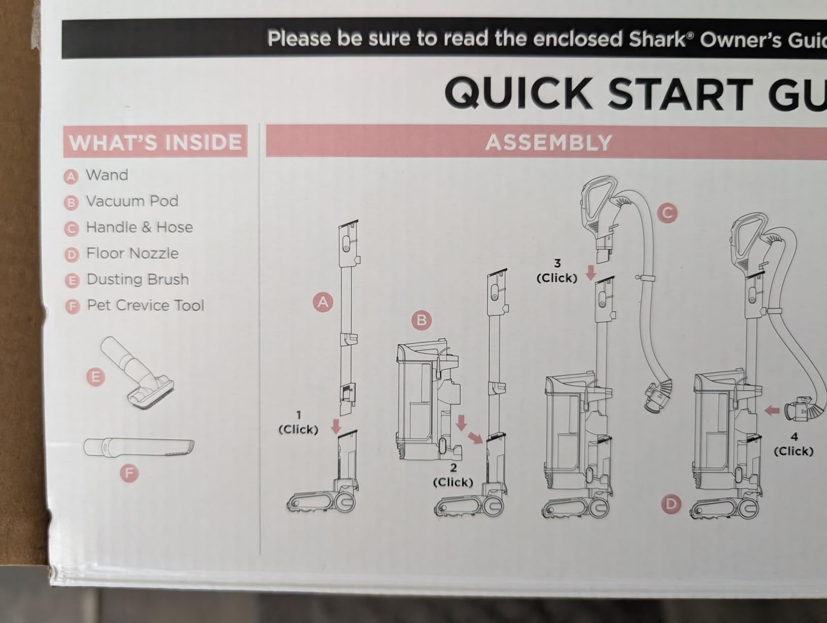Shark AZ2002 Vertex Powered Lift-Away Upright Vacuum with DuoClean PowerFins, Self-Cleaning Brushroll, Large Dust Cup, Pet Crevice Tool, Dusting Brush & Power Brush, Silver/Rose Gold customer photo 1