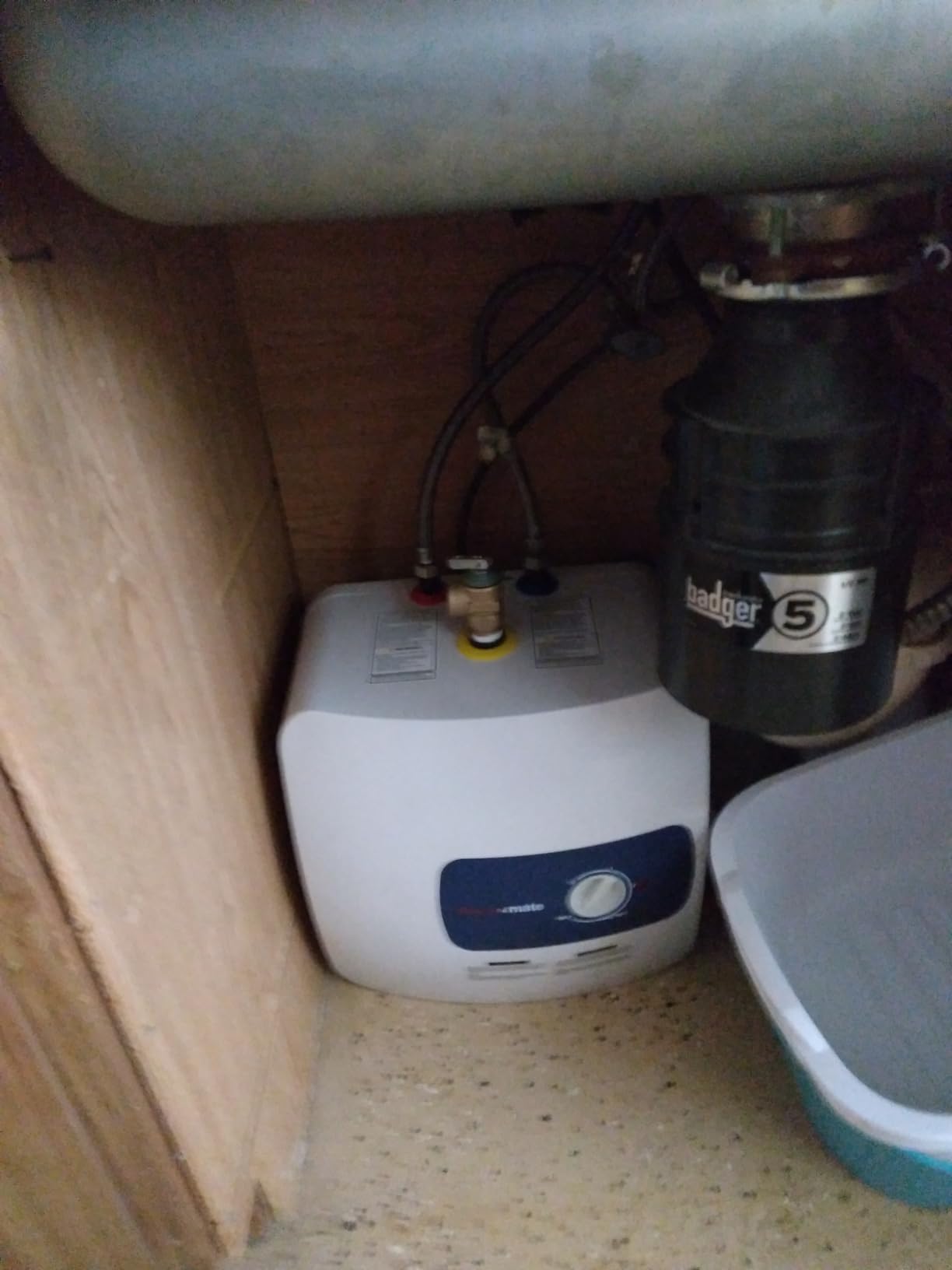 Electric Mini Tank Water Heater UL Listed, ThermoMate 2.5 Gallons Small Under Sink Water Heater for Point of Use Instant Hot Water 110V 120V, Wall or Floor Mounted, ES250 customer photo 2
