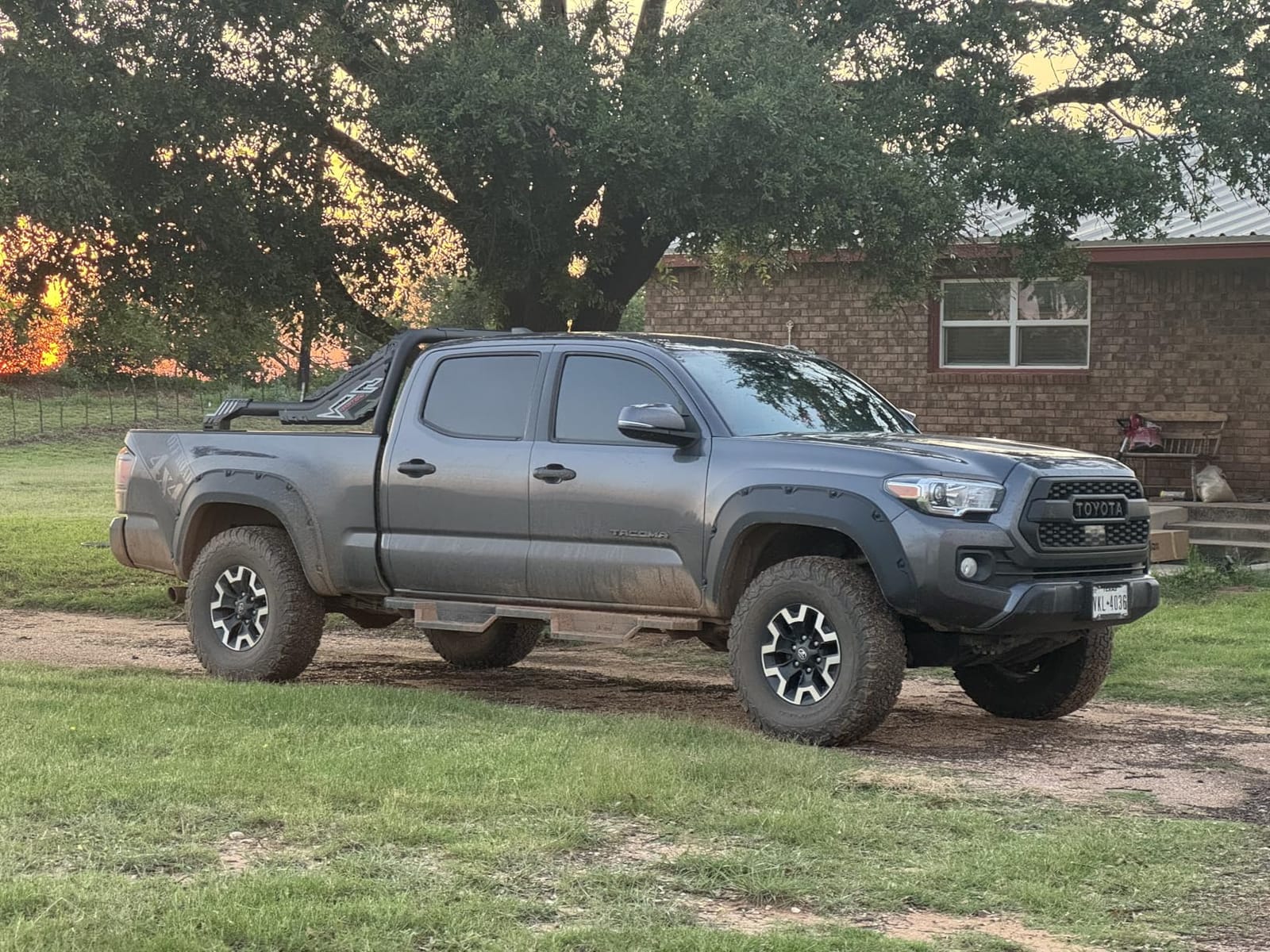 TAC Fender Flares Cover Compatible with 2016-2023 Toyota Tacoma Truck Off-road 4pcs Matte Black Smooth Front & Rear Pocket Rivet Style Pickup All Beds (Single Rear Wheel only) customer photo 1