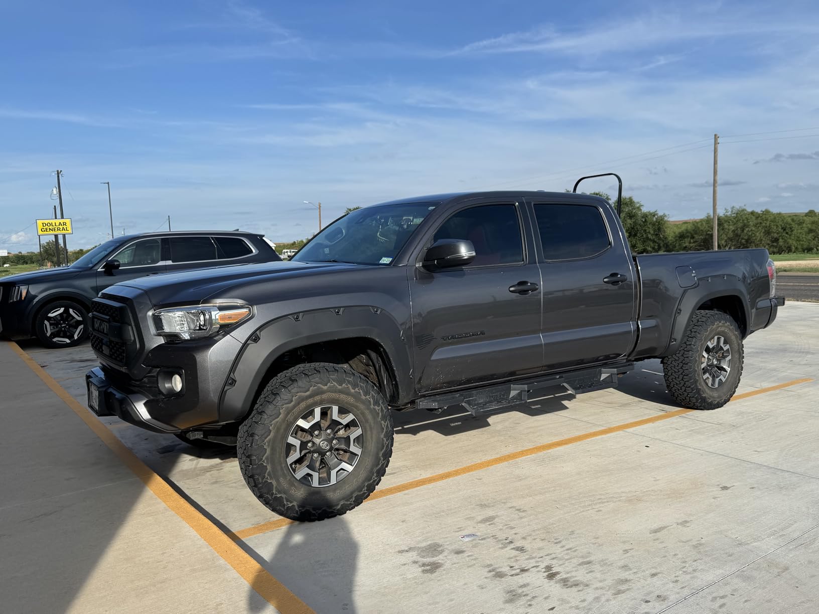 TAC Fender Flares Cover Compatible with 2016-2023 Toyota Tacoma Truck Off-road 4pcs Matte Black Smooth Front & Rear Pocket Rivet Style Pickup All Beds (Single Rear Wheel only) customer photo 2