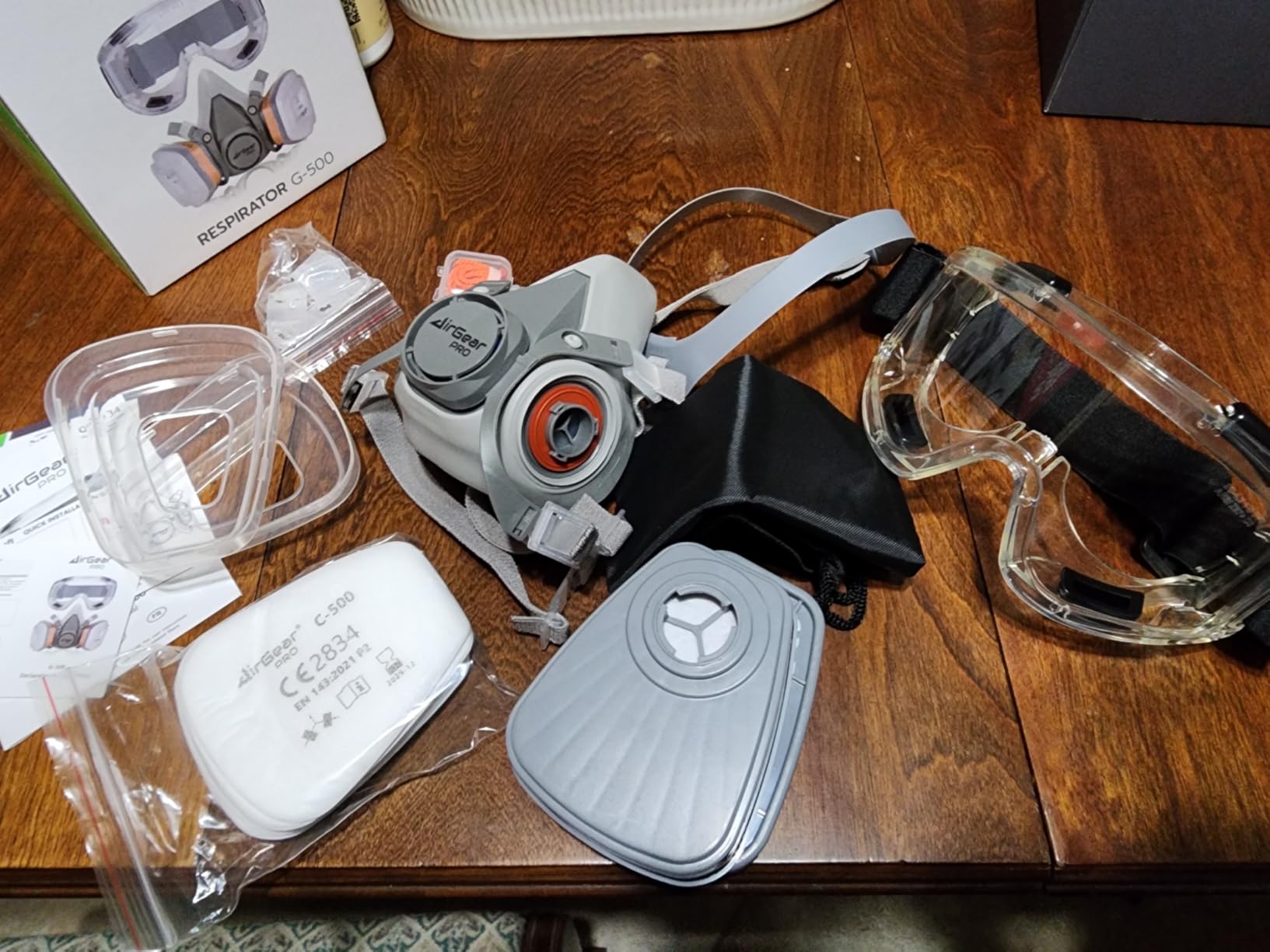 AirGearPro G-500 Reusable Respirator Mask with A1P2 Filters | Anti-Dust Mask customer photo 2