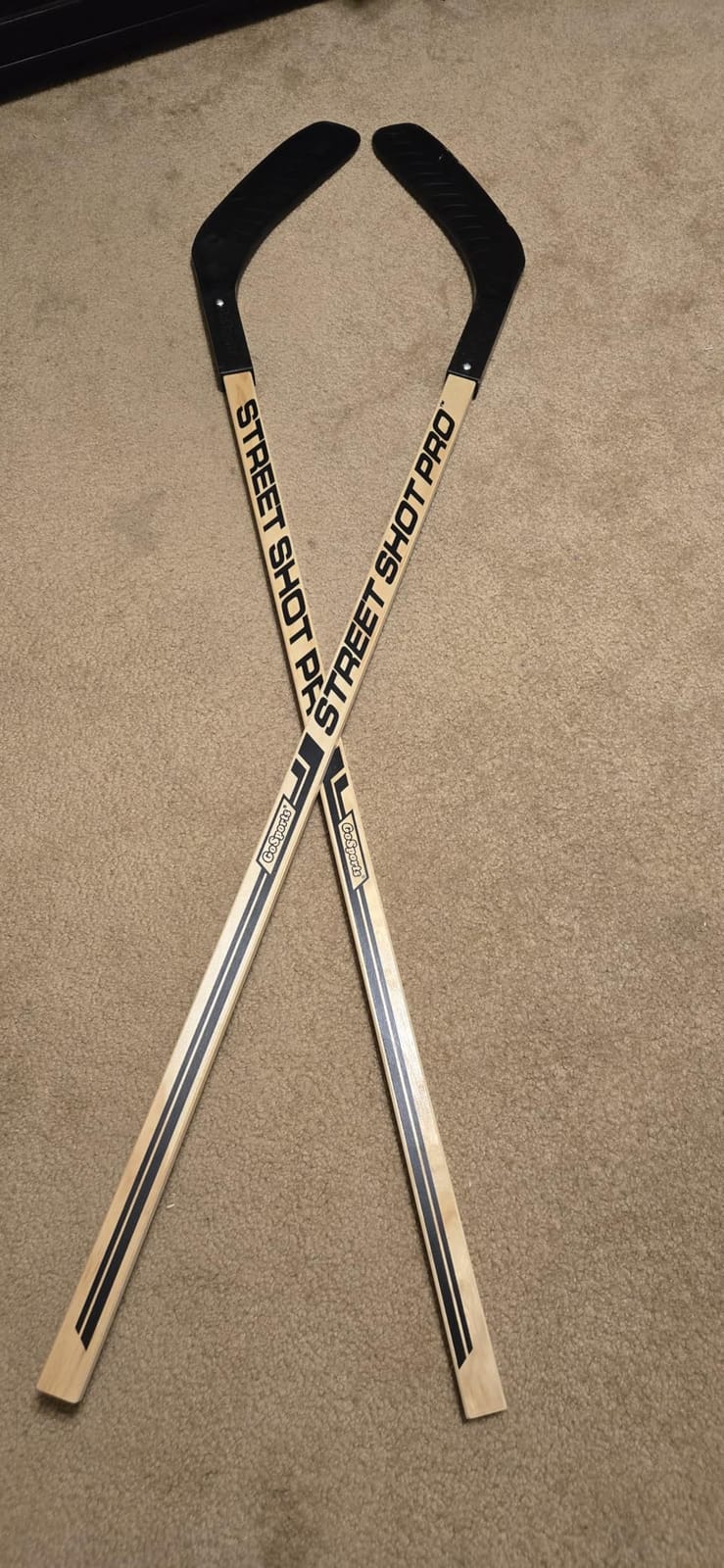 GoSports Street Hockey - Choose Between Goal Set with Sticks, Balls (6 Pack) or Sticks (2 Pack) customer photo 1