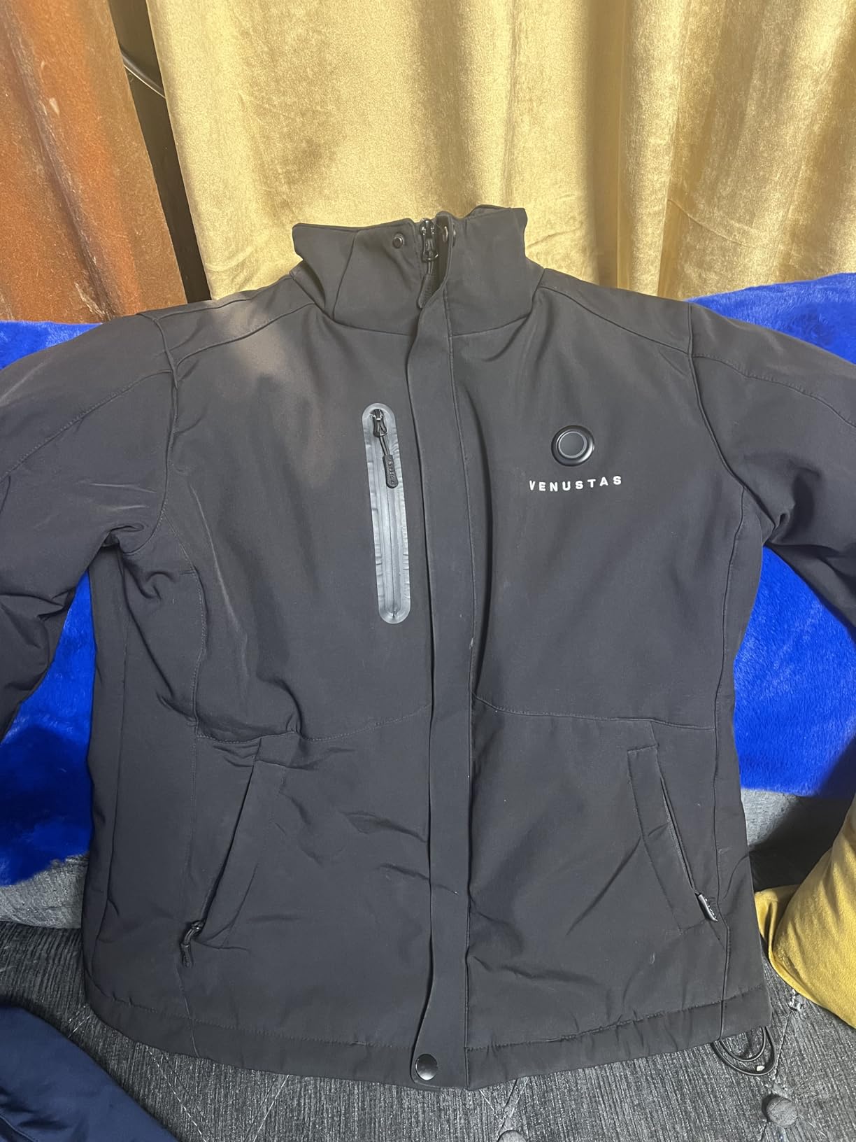 Venustas Women's Heated Jacket with Battery Pack, Waterproof & Windproof Electric Insulated Heated Coat With Detachable Hood customer photo 1