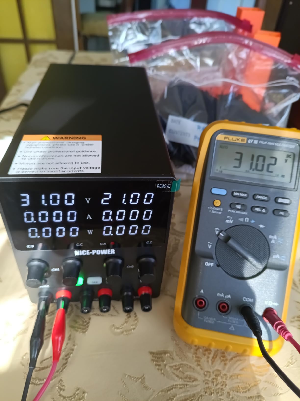 NICE-POWER Dual DC Power Supply Variable: 30V 10A Adjustable Switching Regulated Series (60V 10A) Parallel (30V 20A) High Precision 5V/2A USB Port Bench Lab Power Supplies customer photo 1