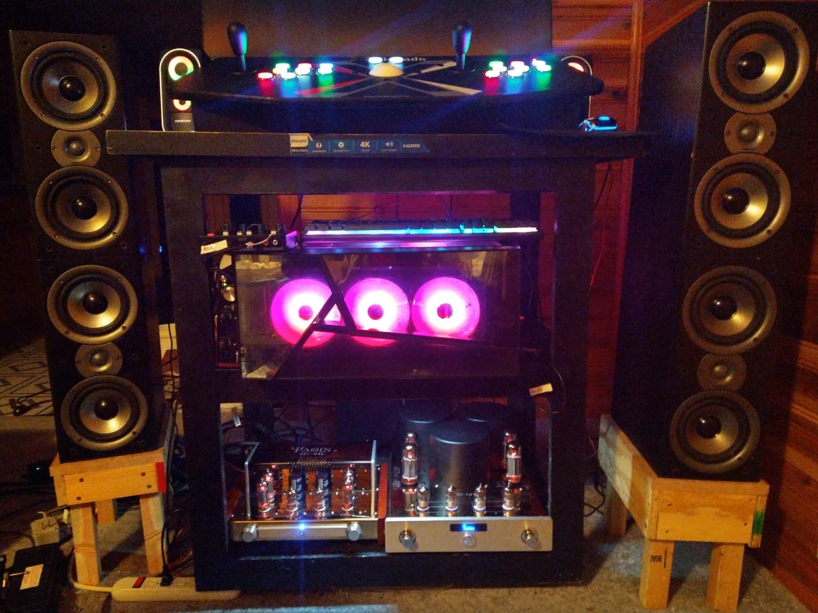 Yaqin MC-84L Stereo Vacuum Tube Push-Pull Integrated Amplifier, Output Power 12Wx2, Tubes 6P14x4pcs 12AX7Bx2pcs, AC 115V or AC 230V customer photo 2