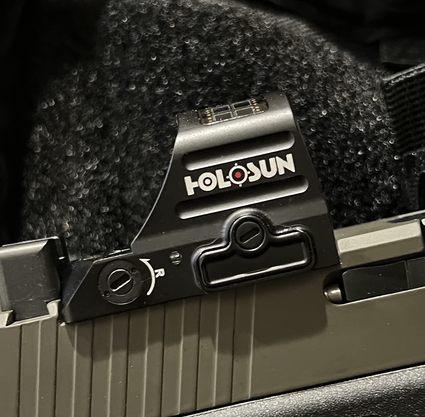 HOLOSUN 407C/507C-X2 Series, 2 MOA Dot, 32 MOA Circle Dot Options, 7075 Aluminum, Open, Solar, Shake Awake, RMR Footprint (Red, Green Reticle) (Black, Burnt Bronze) customer photo 1