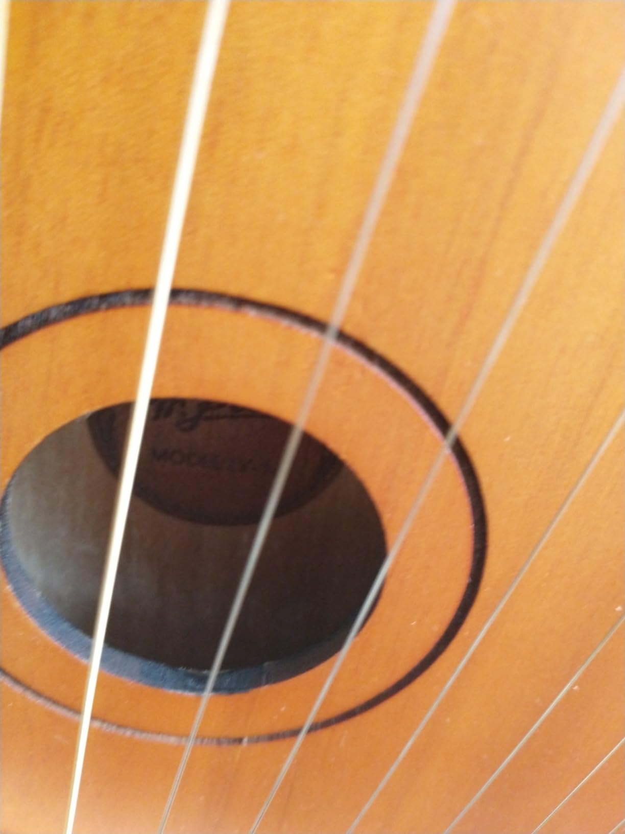 Lyre Harp Kit with Accessories for Beginner Adults (16 String, Natural Wood | Ancient Greece Style, Tuning Wrench Included, Extra String Set Included, Gig Bag Included) customer photo 1