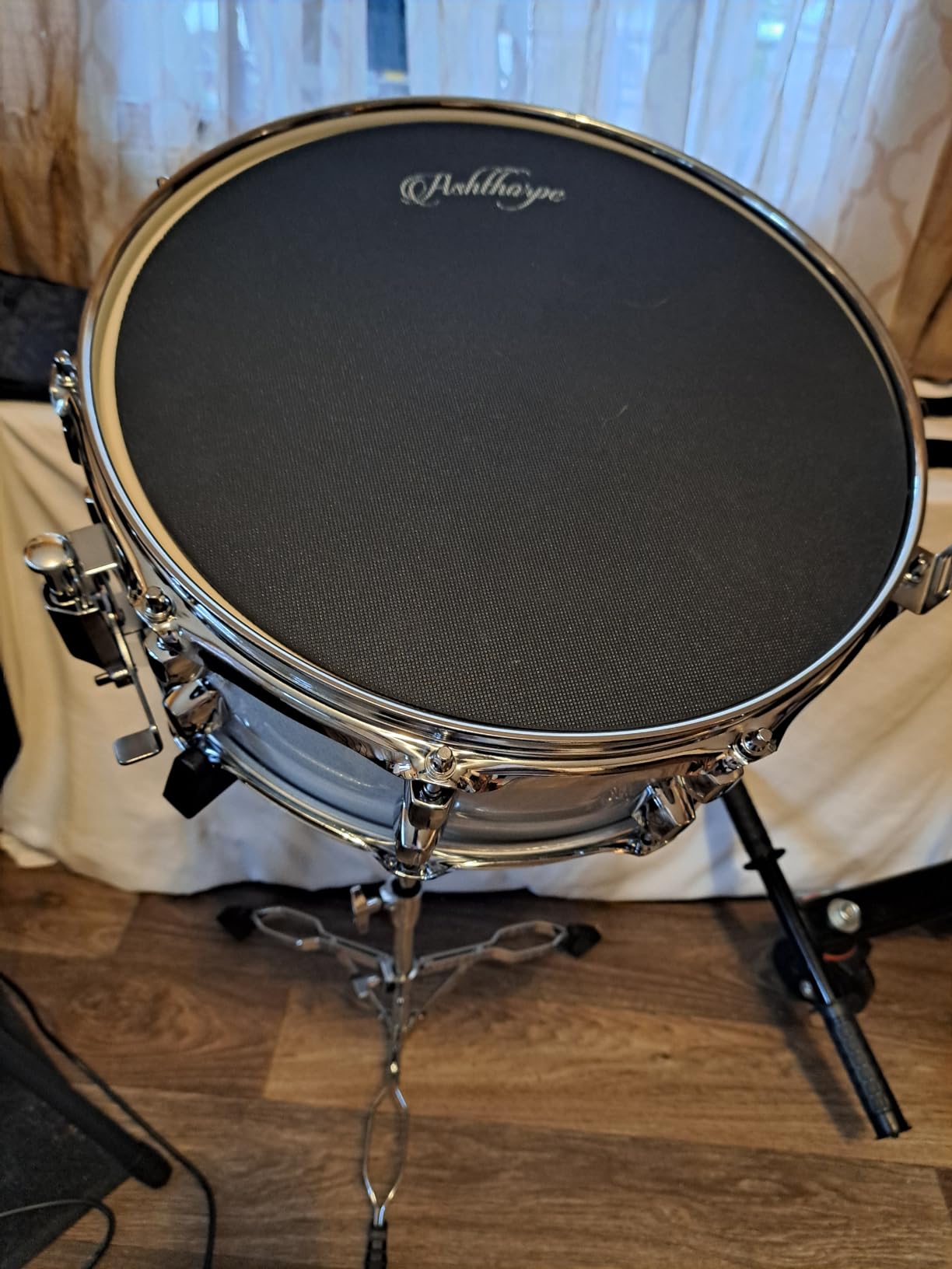 Ashthorpe Snare Drum Set with Remo Head (Red) - Student Beginner Kit with Stand, Padded Gig Bag, Practice Pad, Neck Strap, and Sticks customer photo 1