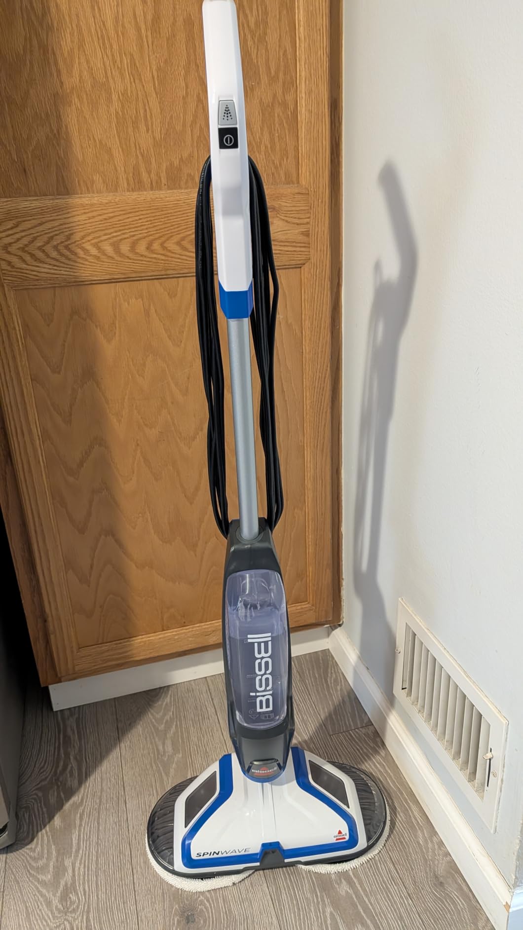 BISSELL SpinWave Hard Floor Expert Corded Spin Mop Cleaner, 20393 | Powerful electric spin mop; washable reusable pads; corded for consistent power on hard floors customer photo 2