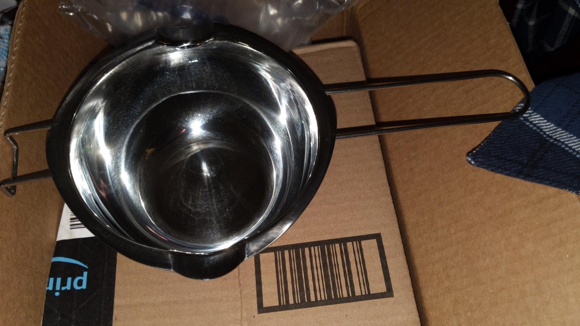 1000ML Double Boiler Pot Stainless Steel chocolate melting pot | for Chocolate, Candle and Candy Making (34oz) customer photo 1