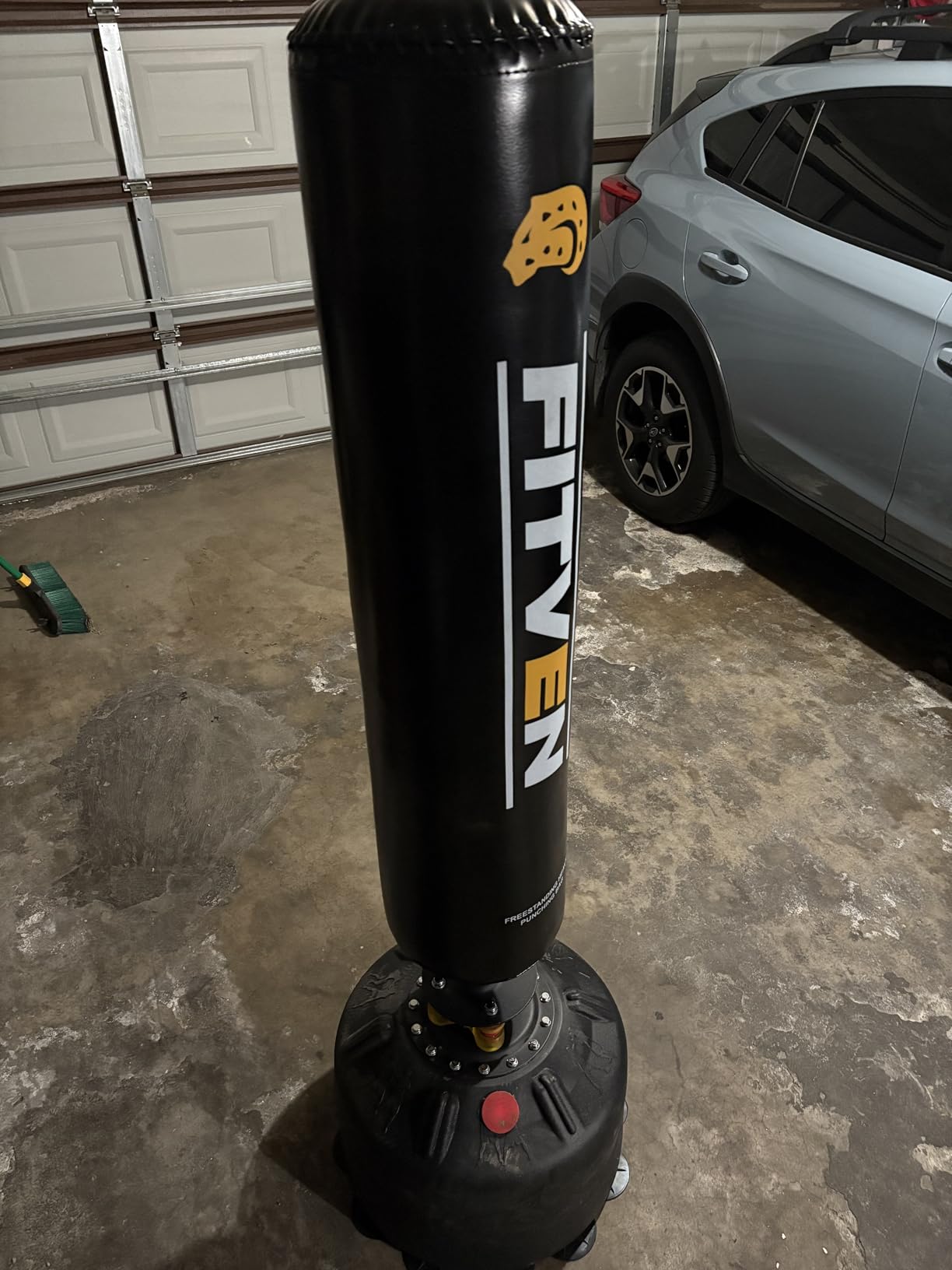 FITVEN 70'' Freestanding Punching Bag with Boxing Gloves, Heavy Boxing Bag with Suction Cup Base, Stand Kickboxing Bag for Adult-Teens Family Home Gym Training Equipment customer photo 2