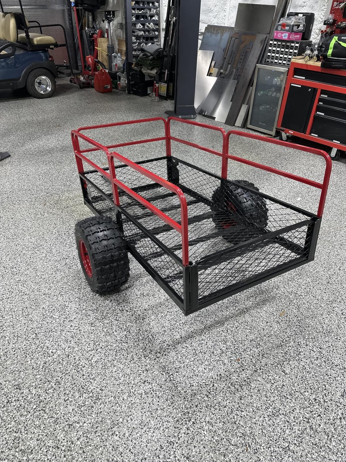 YUTRAX TX162 HC1500 Heavy Duty ATV / UTV Trailer - for Off-Road Use - 1,500 lb. Capacity customer photo 1