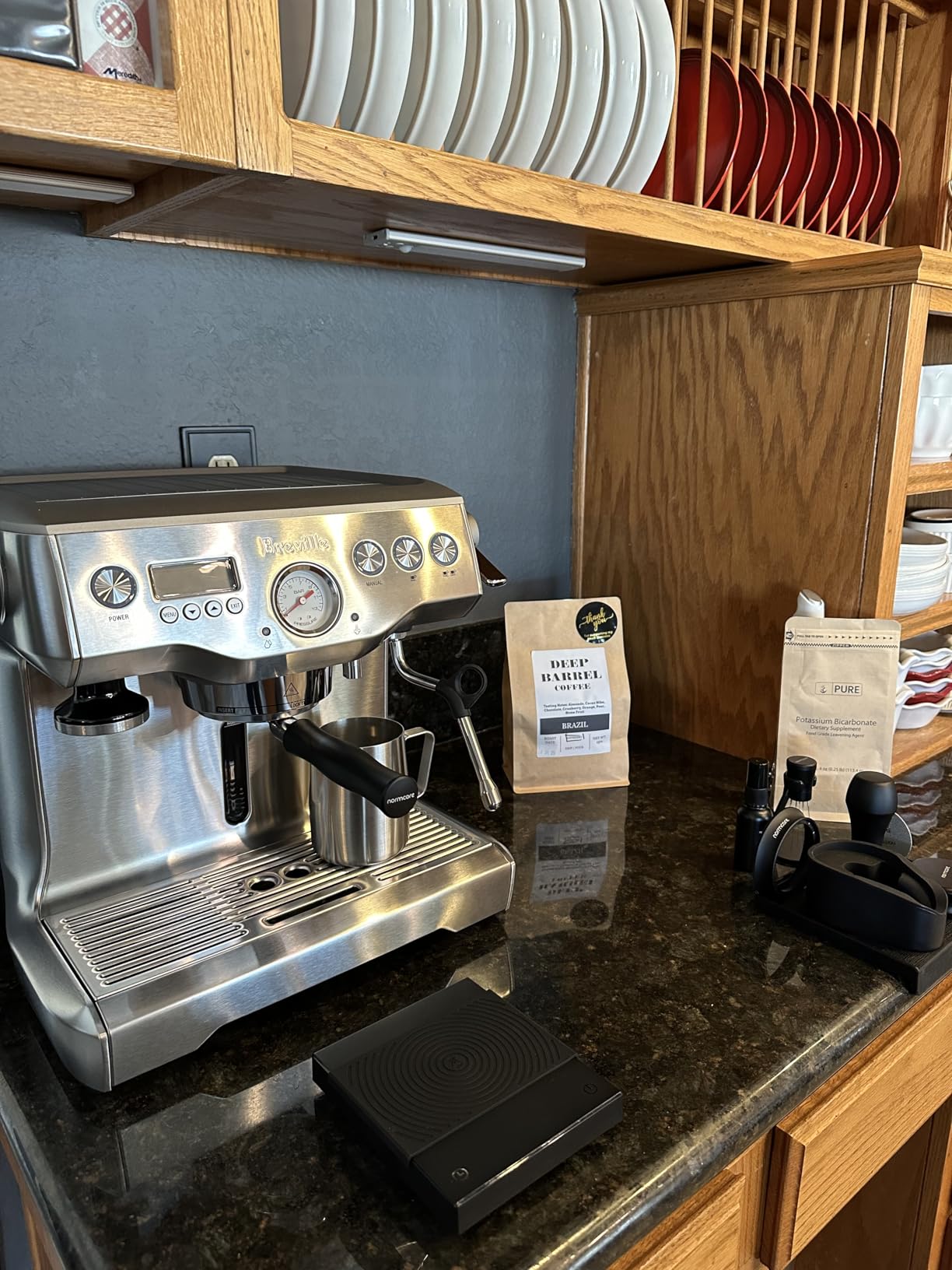 Breville Dynamic Duo Espresso Machine Bundle | Dual Boiler + Smart Grinder Pro | Stainless Steel - BEP920BSS customer photo 2