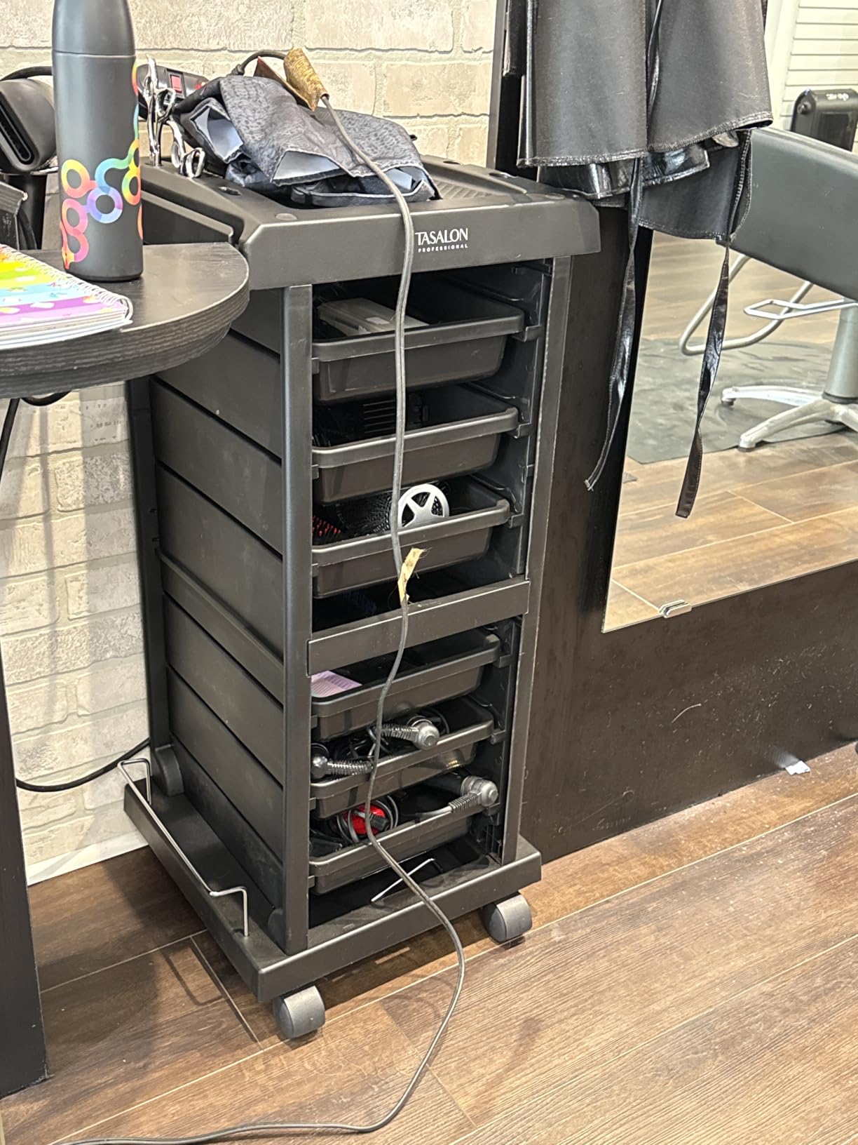 TASALON 6-Tray Multipurpose Rolling Salon Storage Cart customer photo 1