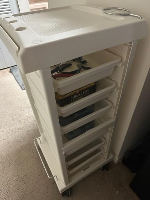 TASALON 6-Tray Multipurpose Rolling Salon Storage Cart customer photo 2