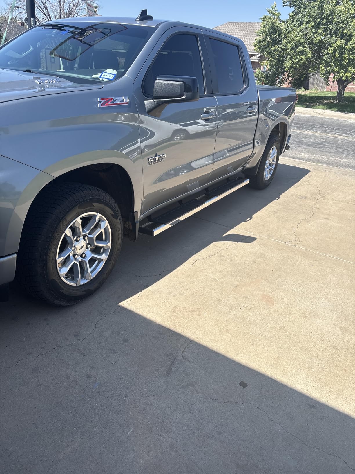 COMNOVA 6 Inches Running Boards& Steps Nerf Bars Compatible with 2019-2026 Chevy Silverado 1500, 2020-2026 Silverado/Sierra 2500/3500HD Crew Cab,Running Boards for Silverado, Stainless Steel Slider customer photo 1