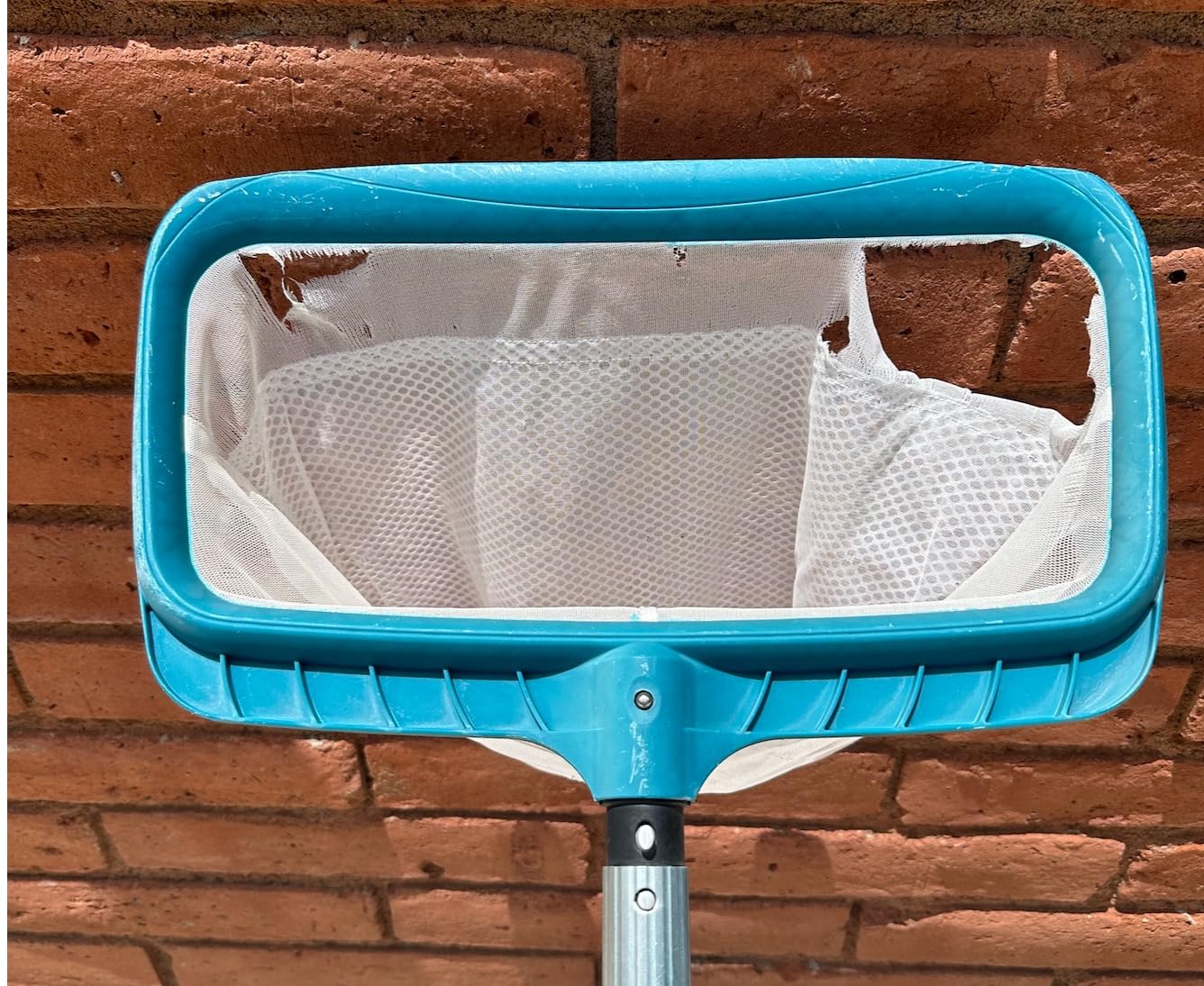 POOLWHALE Professional Pool Skimmer Net, Heavy Duty Swimming Leaf Rake Cleaning Tool with Deep Fine Nylon Mesh Net Bag - Fast Cleaning, Easy Scoop Edge, Debris Pickup Removal (No Pole) customer photo 2