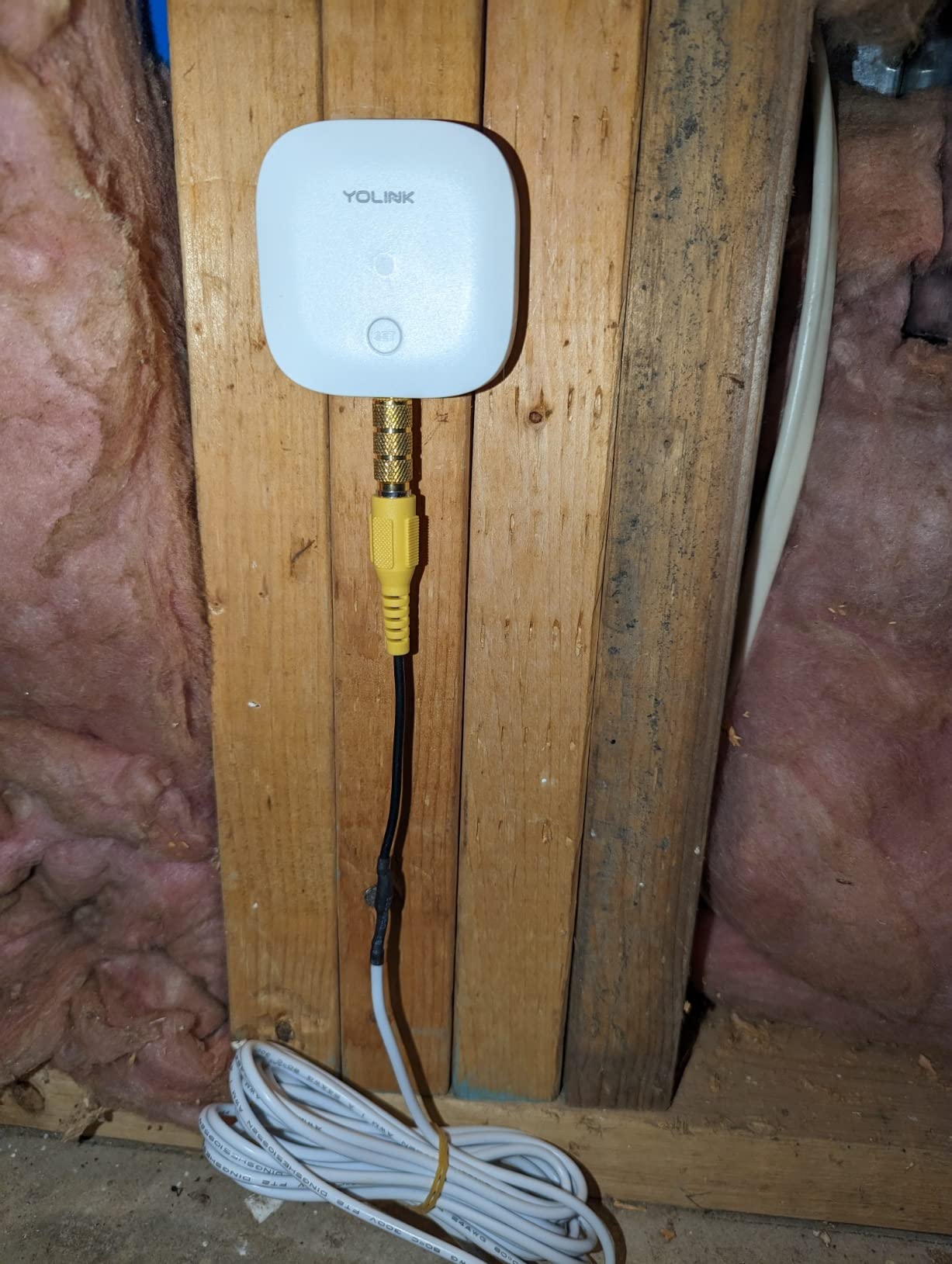 YoLink Water Leak Sensor 2, 1/4 Mile World's Longest Range Smart Home Water Leak Sensor, Water Leak Detector with Built-in Siren Up to 105dB, Works with Alexa and IFTTT - YoLink Hub Required, YS7904-UC customer photo 2