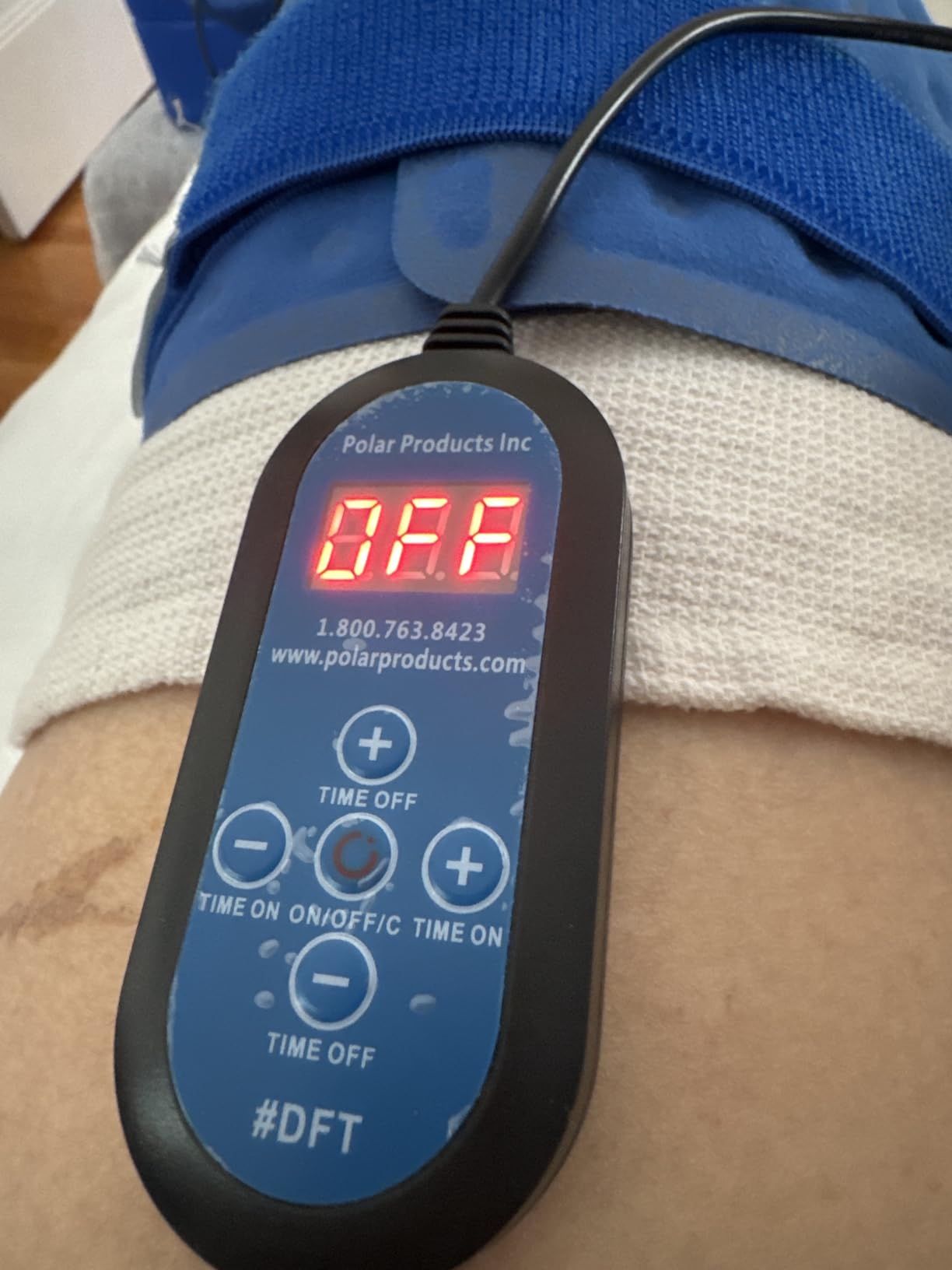 Polar Active Ice 3.0 | 9 QT Cold Therapy Ice Machine | Programmable Timer | Full Circumference Knee Pad | Cryotherapy Pain Relief System | Ace Bandage Style Compression customer photo 1