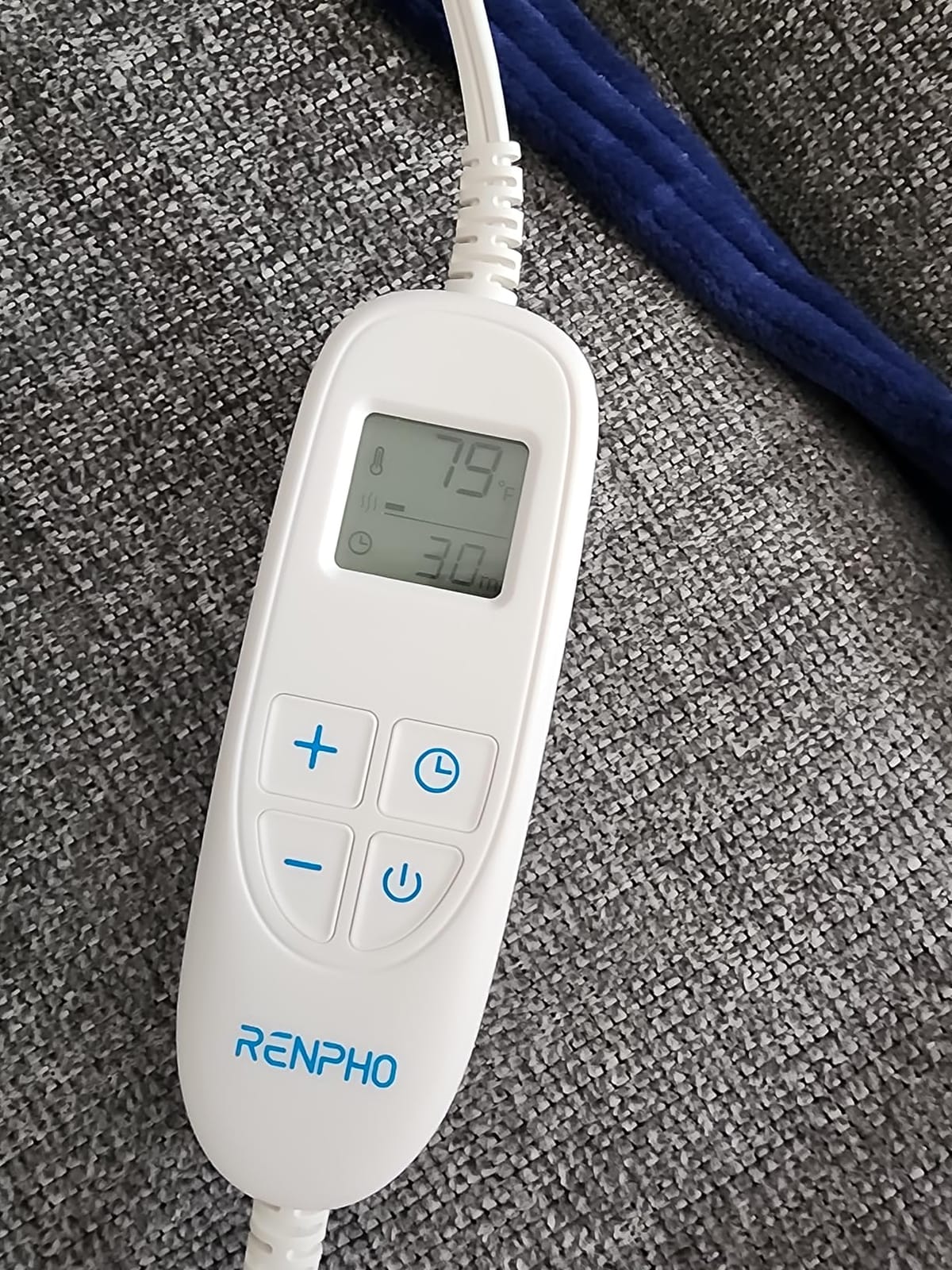RENPHO Electric Heating Pad for Neck, Shoulders & Back, FSA Eligible HSA | Weighted Large Heating Pad, Fast Heating, Heated Neck Wrap, ETL Certified, 24 x 33