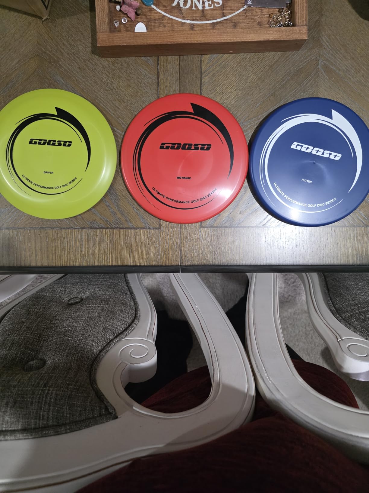 GOOSO Disc Golf Set - Driver, Mid-Range and Putter Discs with Disc Golf Bag for Outdoor and Backyard, Comfortable Plastic, 6 Pack customer photo 1