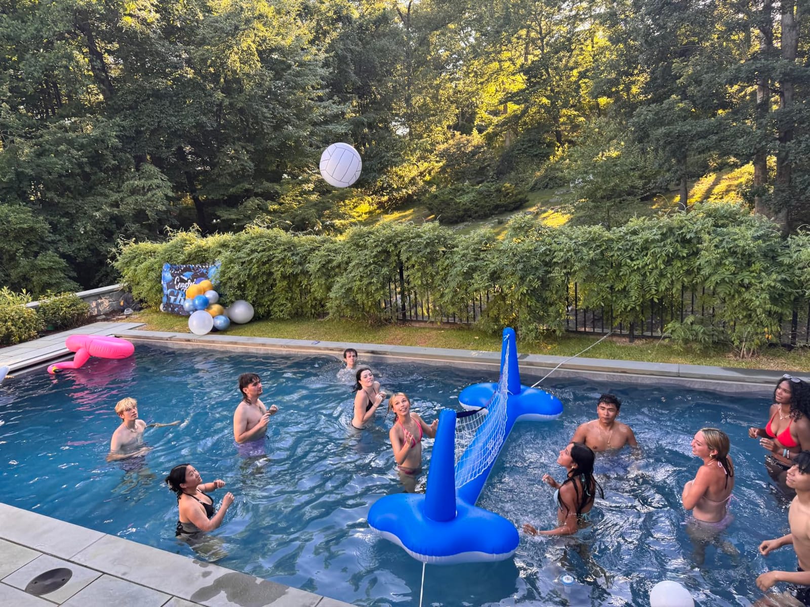 GoSports Splash Net Air, Inflatable Pool Volleyball Game - Includes Floating Net, Water Volleyballs and Ball Pump customer photo 1