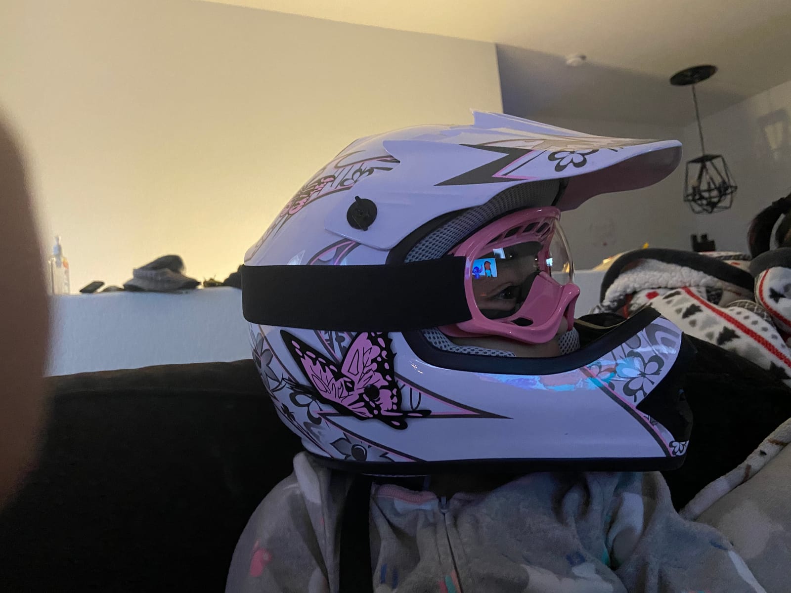TCMT Dot Youth & Kids Motocross Offroad Street Helmet with Goggles & Gloves, Removable and Washable Padding, Lightweight, Includes Storage Bag, For Street Bikes, ATV, Dirt Bikes customer photo 1